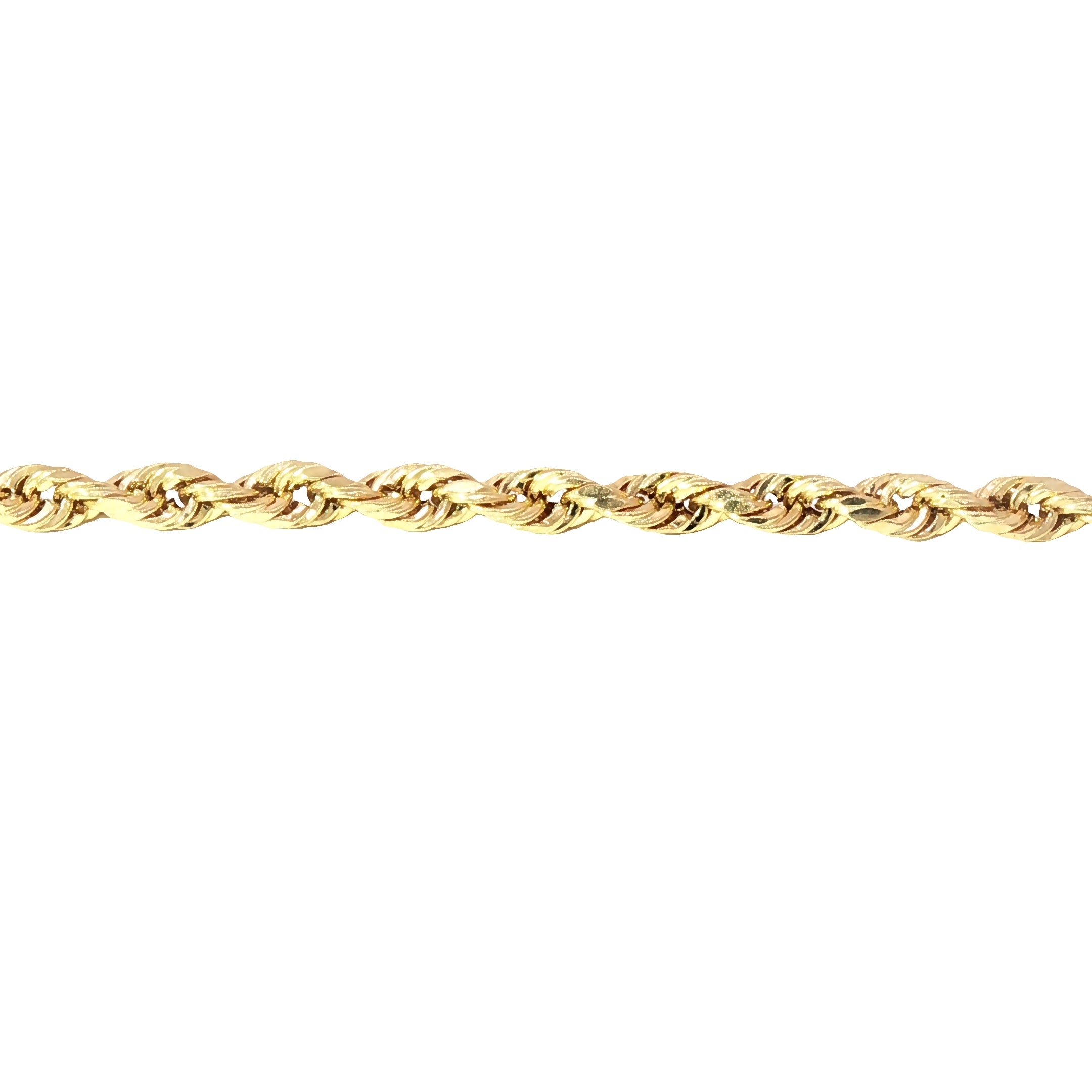 Sun Kissed 18K Rope Anklet 3.3mm