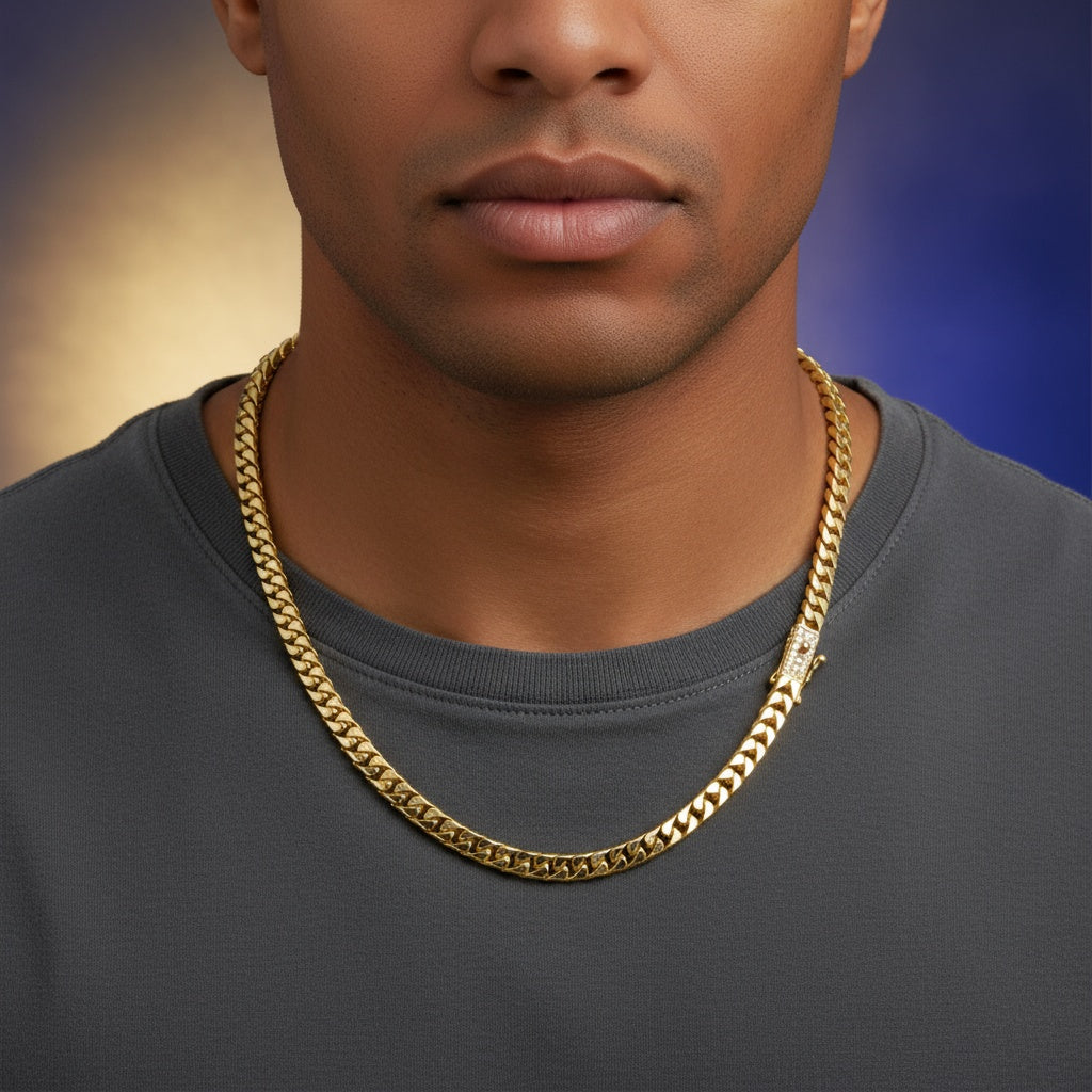 18K Franco Chain – Bold Italian Luxury