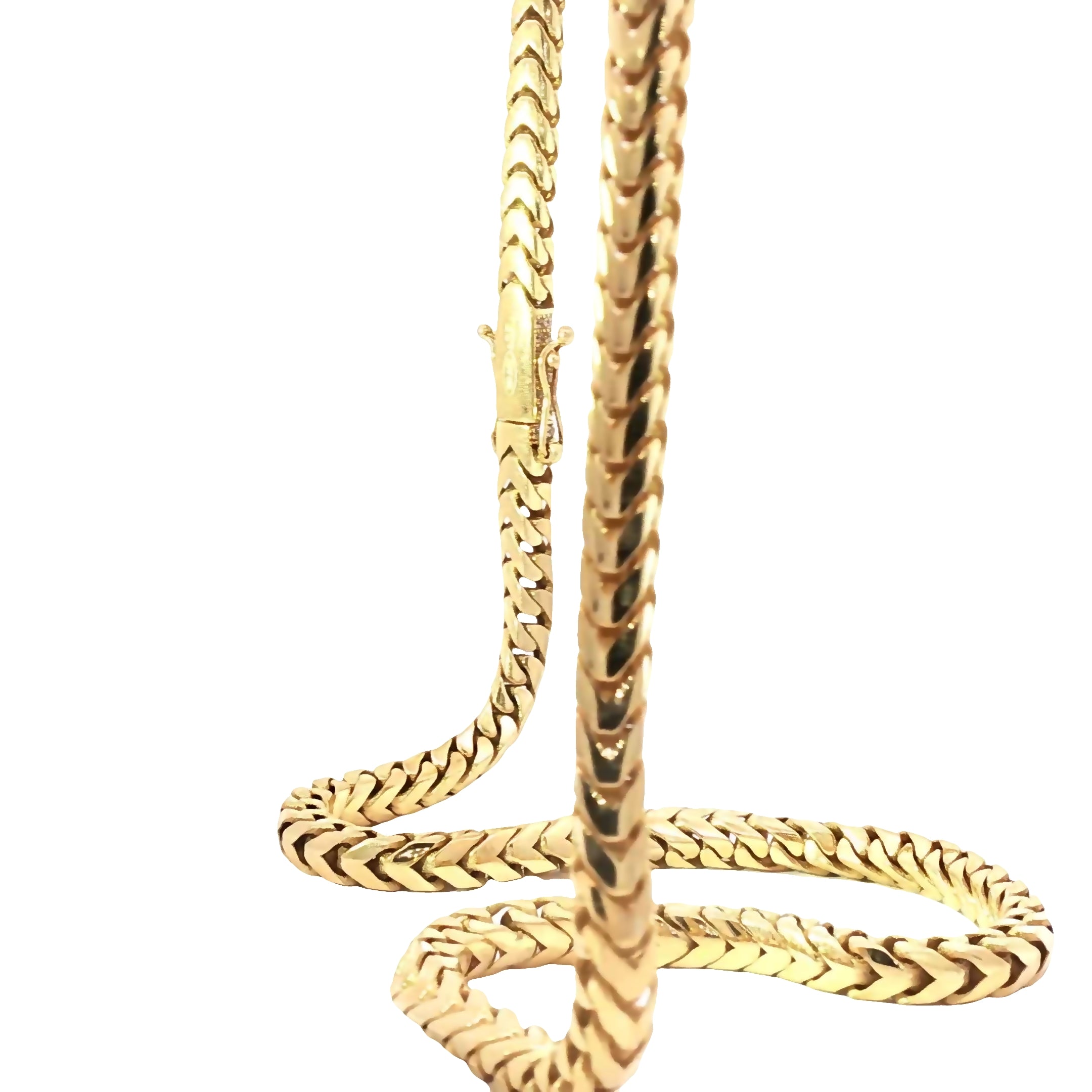 18K Franco Chain – Bold Italian Luxury