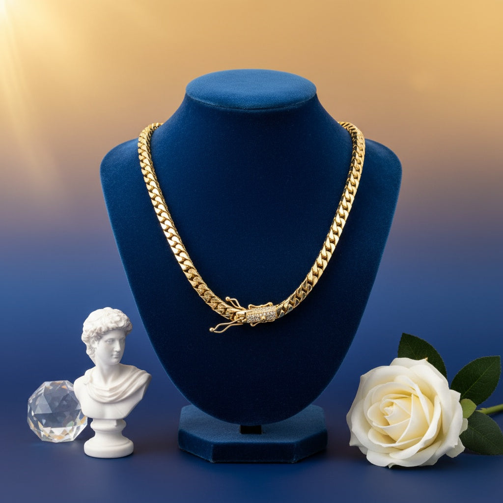 18K Franco Chain – Bold Italian Luxury