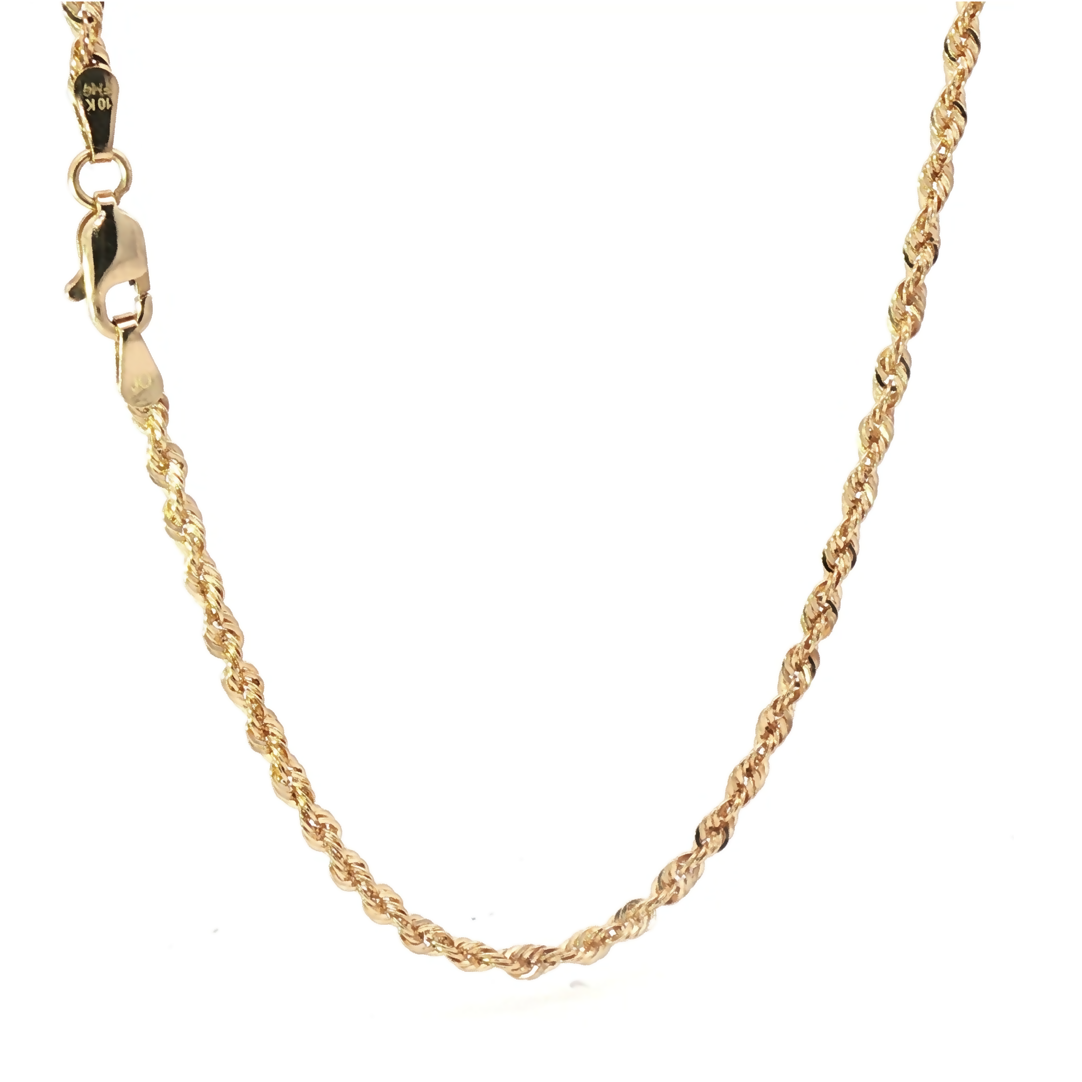 Timeless 10K Gold Rope Chain, XRF-Certified
