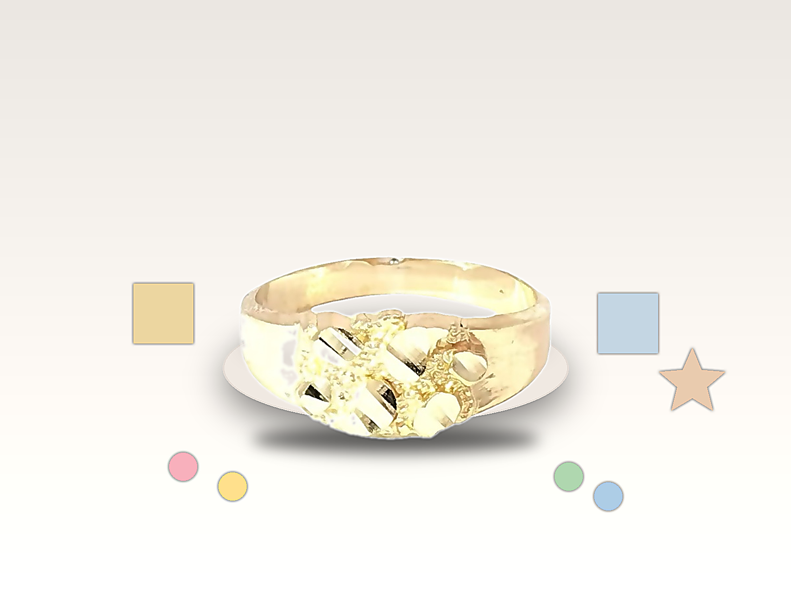 Golden Promise: Solid 10KT Child’s Keepsake Ring