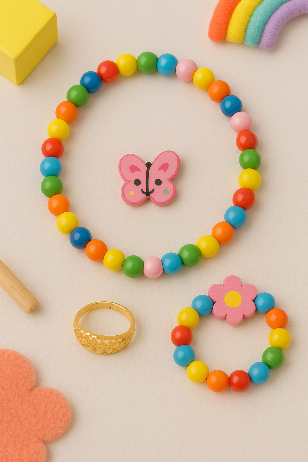 Delicate 10K Gold Filigree Ring – Size 2.75