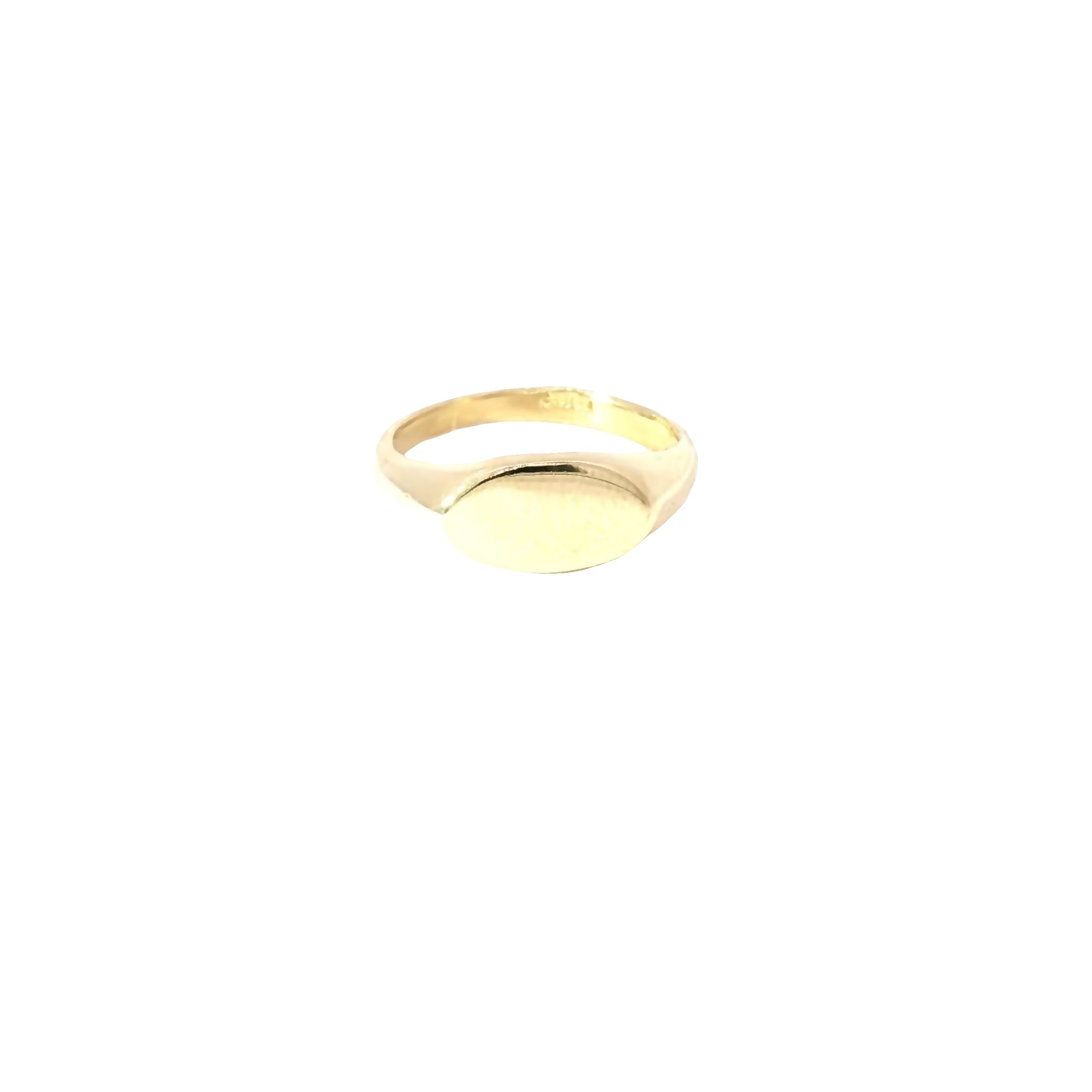 Timeless 10K Gold Child’s Oval Signet Ring