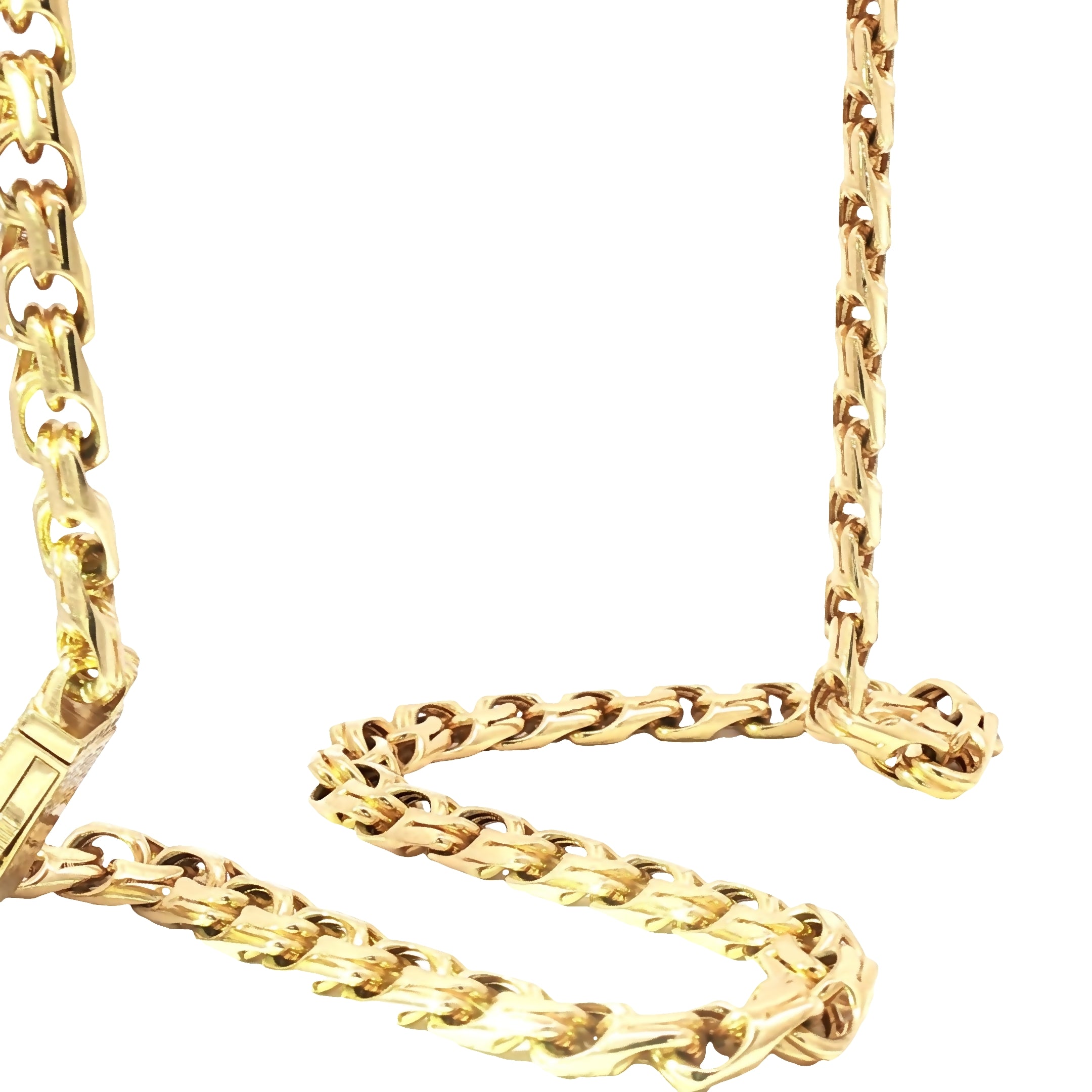 Luxury 18K Chino Link Chain 22in 57.15g