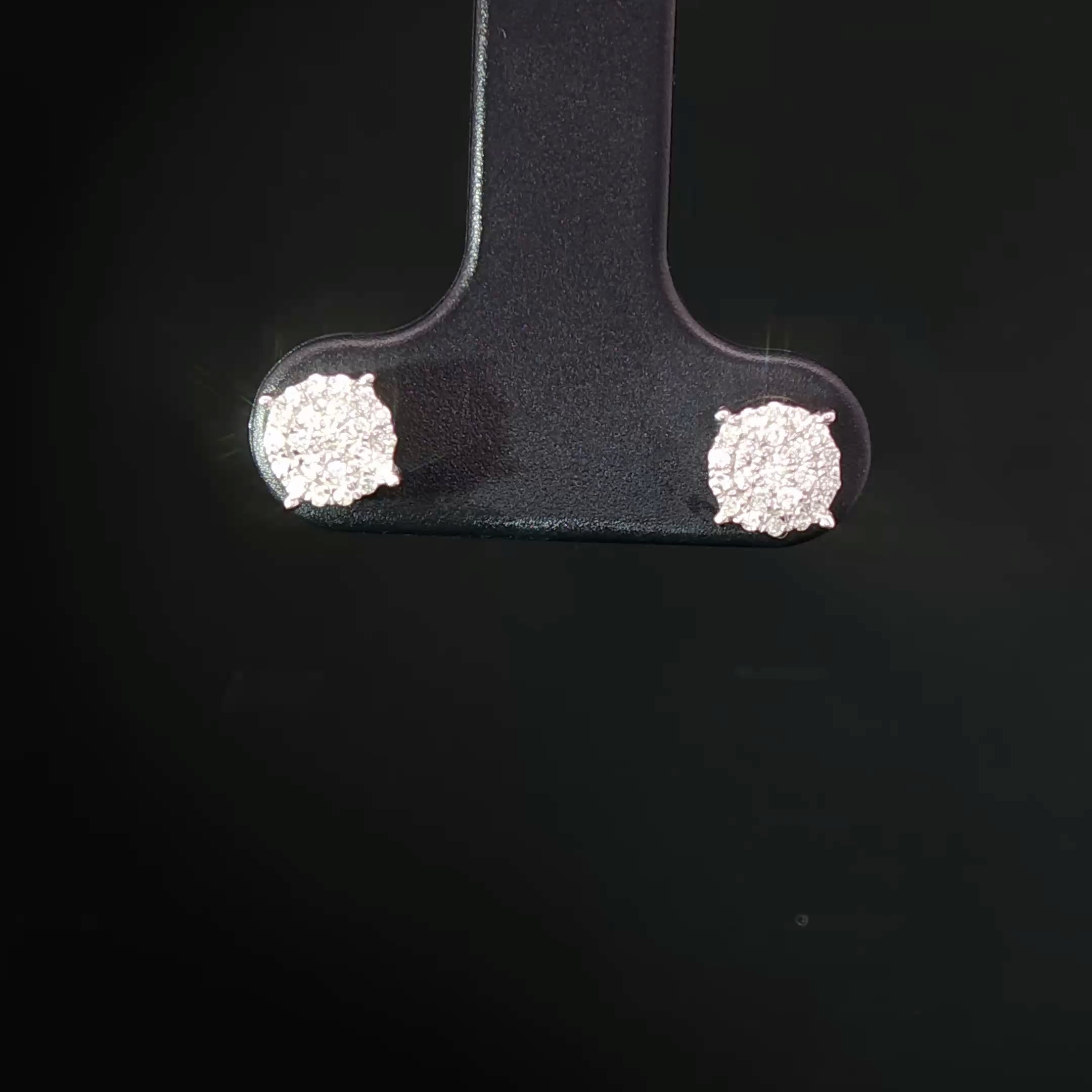 Eternal Sparkle Diamond Cluster Studs 10K