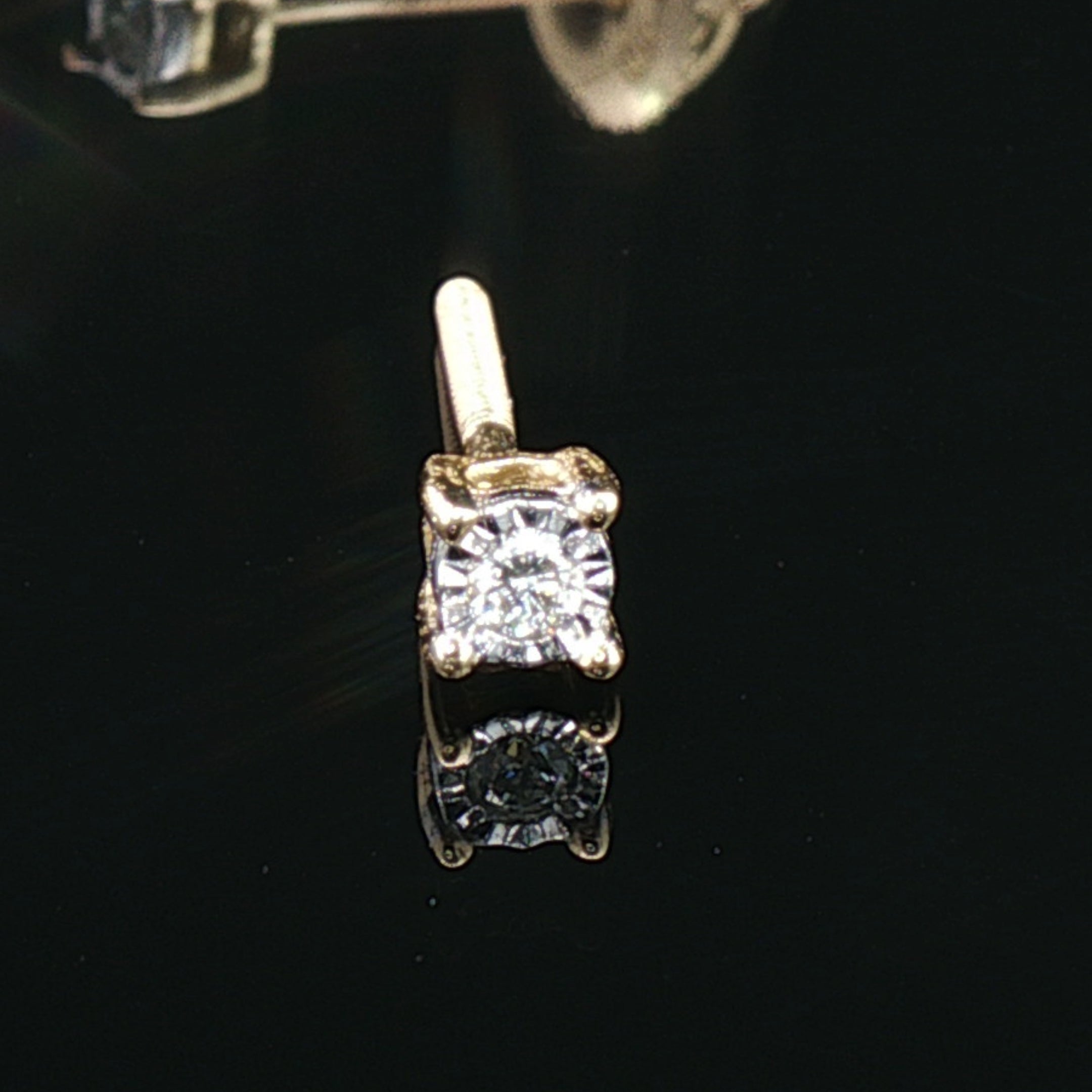 Brilliant 10K Gold 1/2 CT Diamond Studs