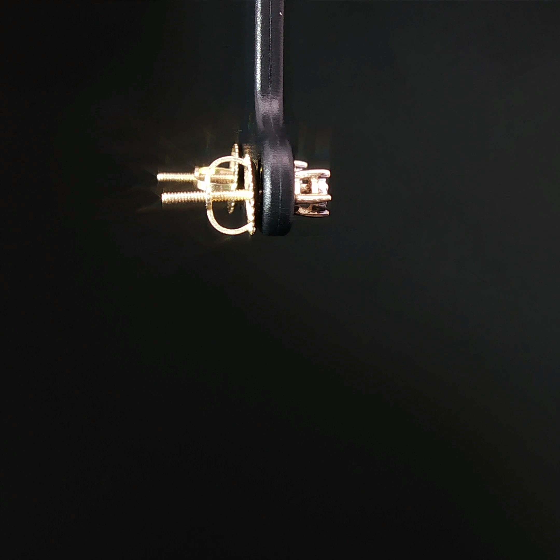 Brilliant 10K Gold 1/2 CT Diamond Studs