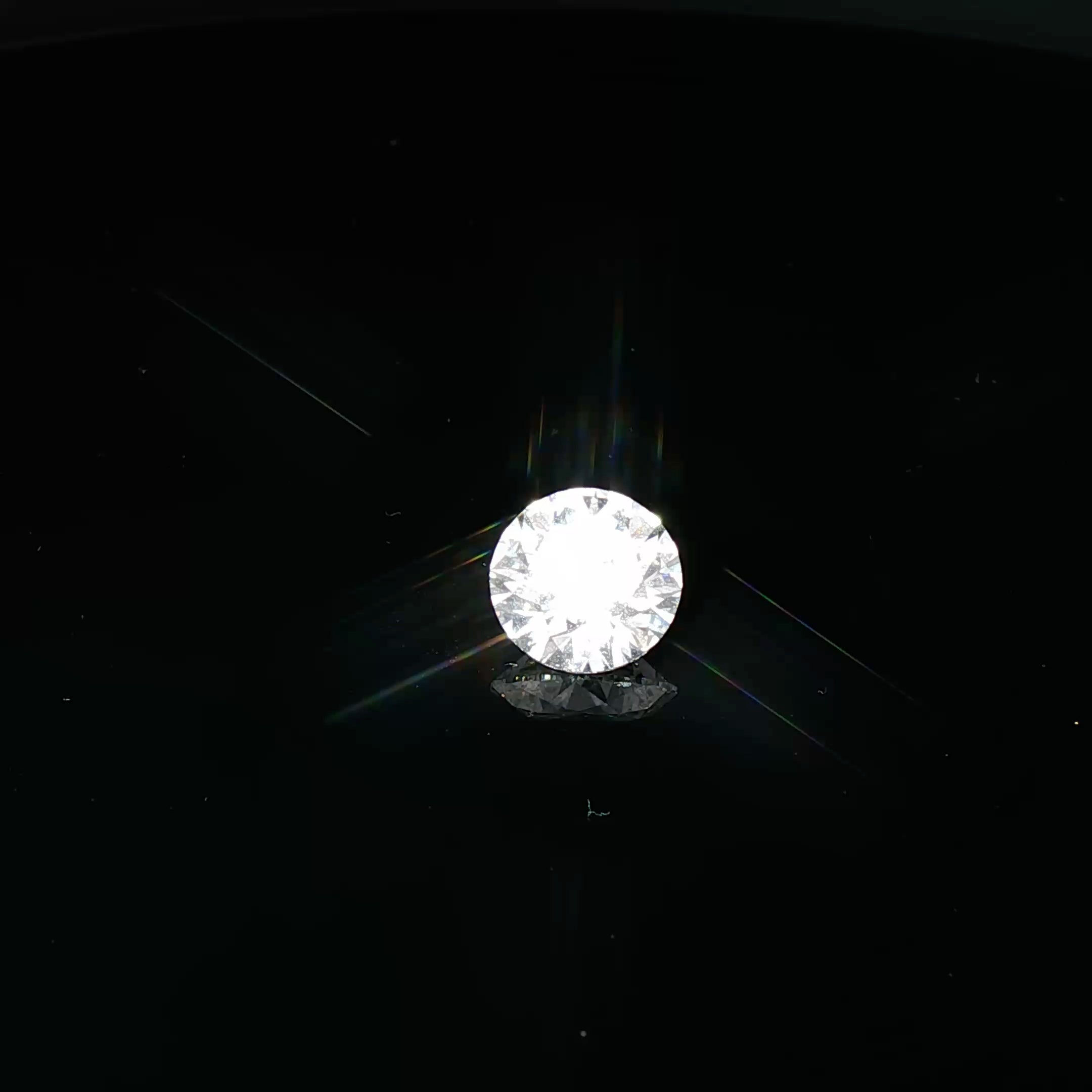 The Luminary Round™ — 3.509ct Ideal-Cut Round Diamond