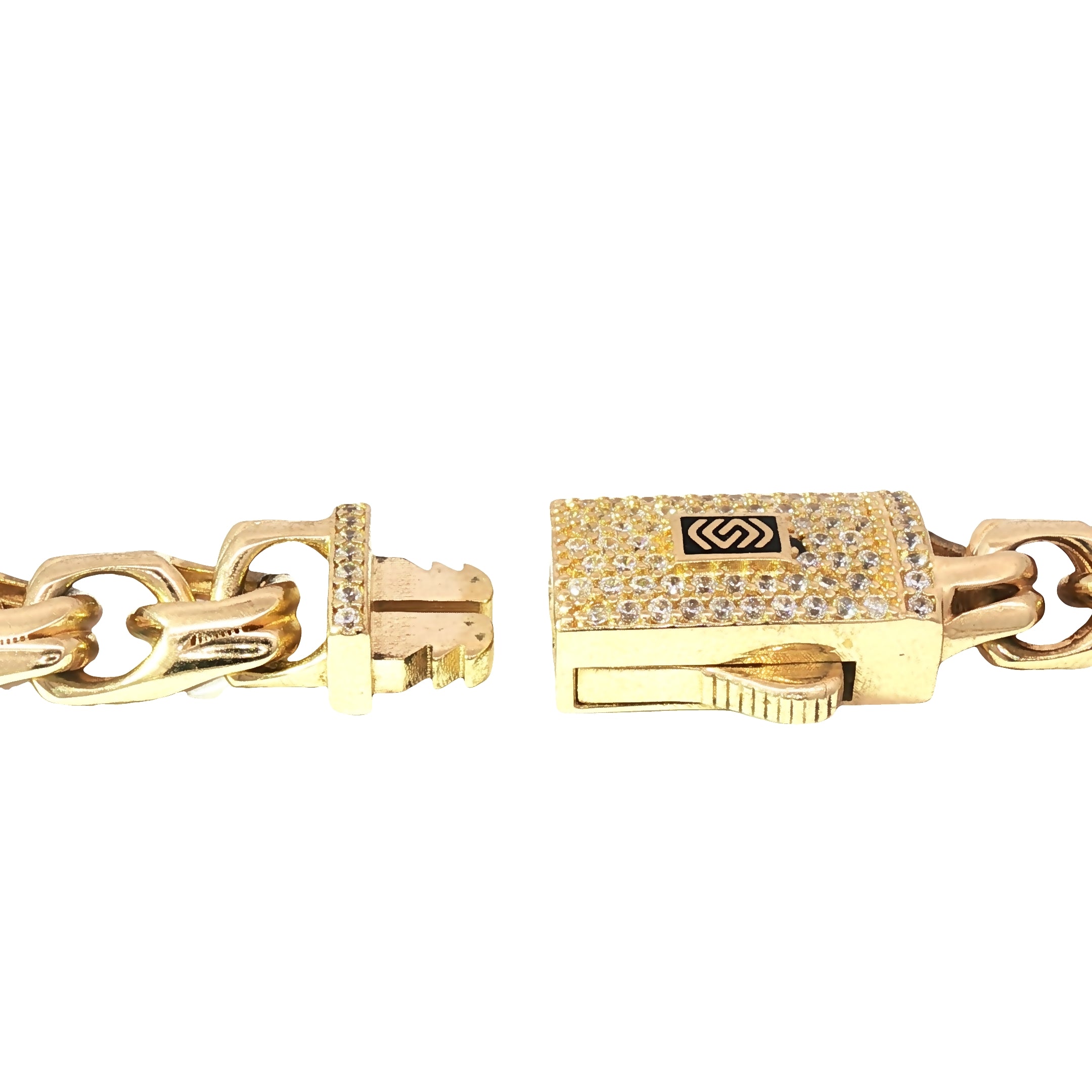 Luxury 18K Chino Link Chain 22in 57.15g