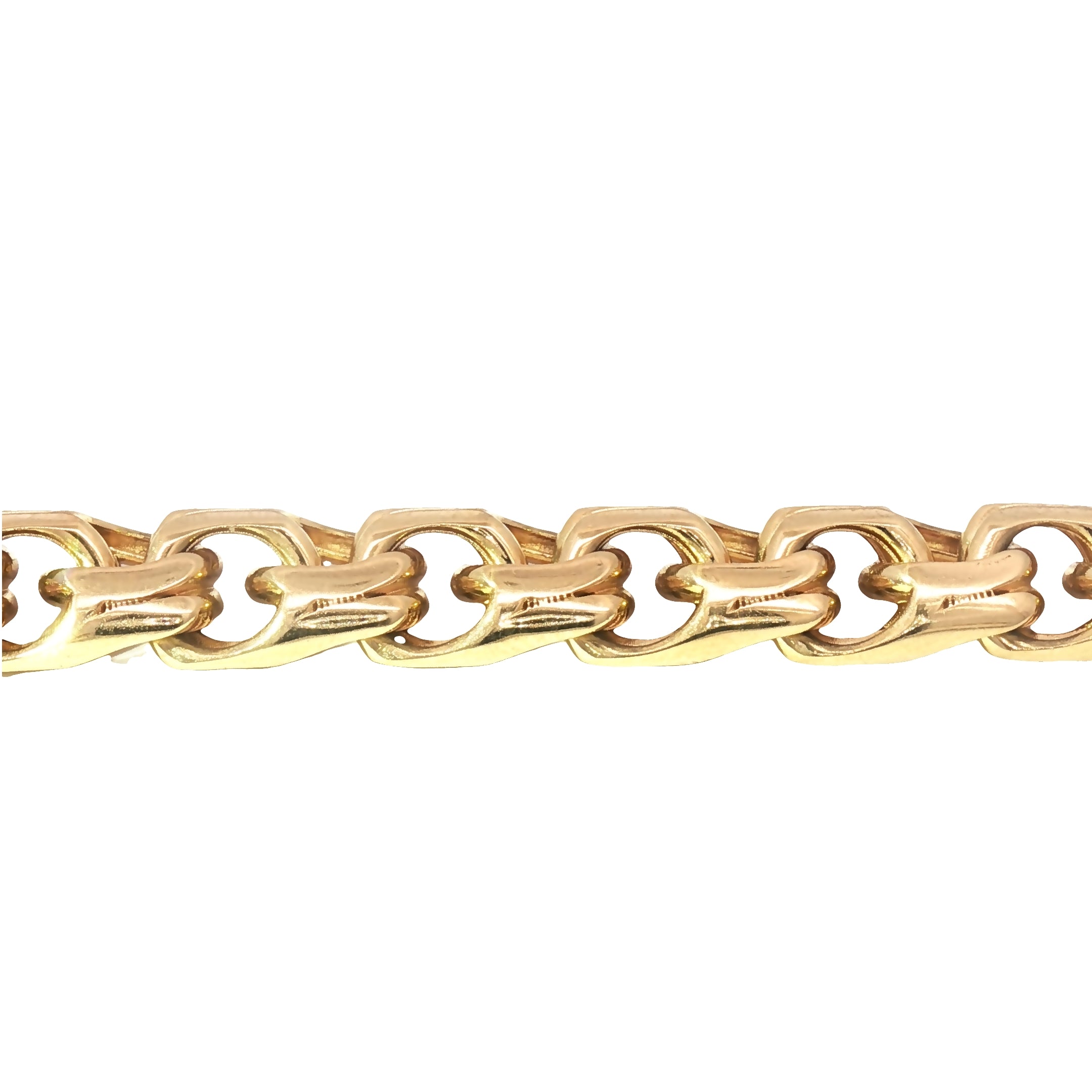 Luxury 18K Chino Link Chain 22in 57.15g