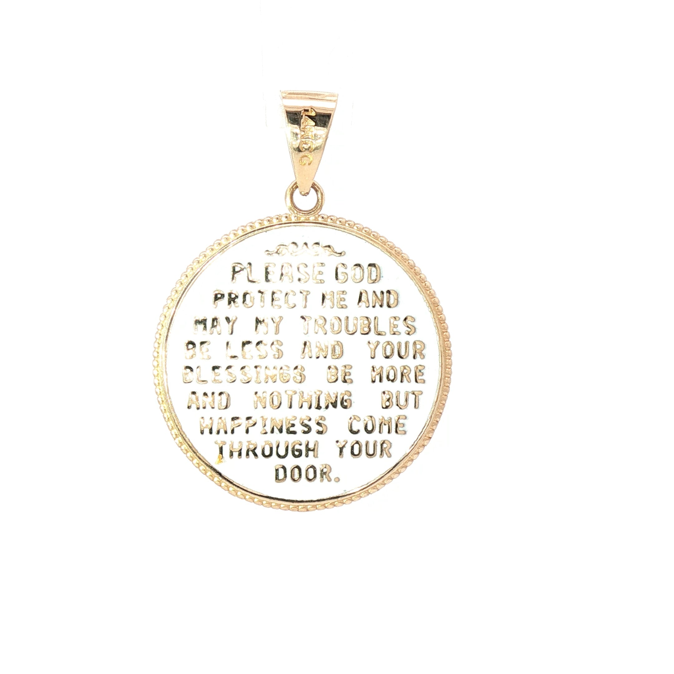 14K Gold US Air Force Emblem Pendant – Double-Sided