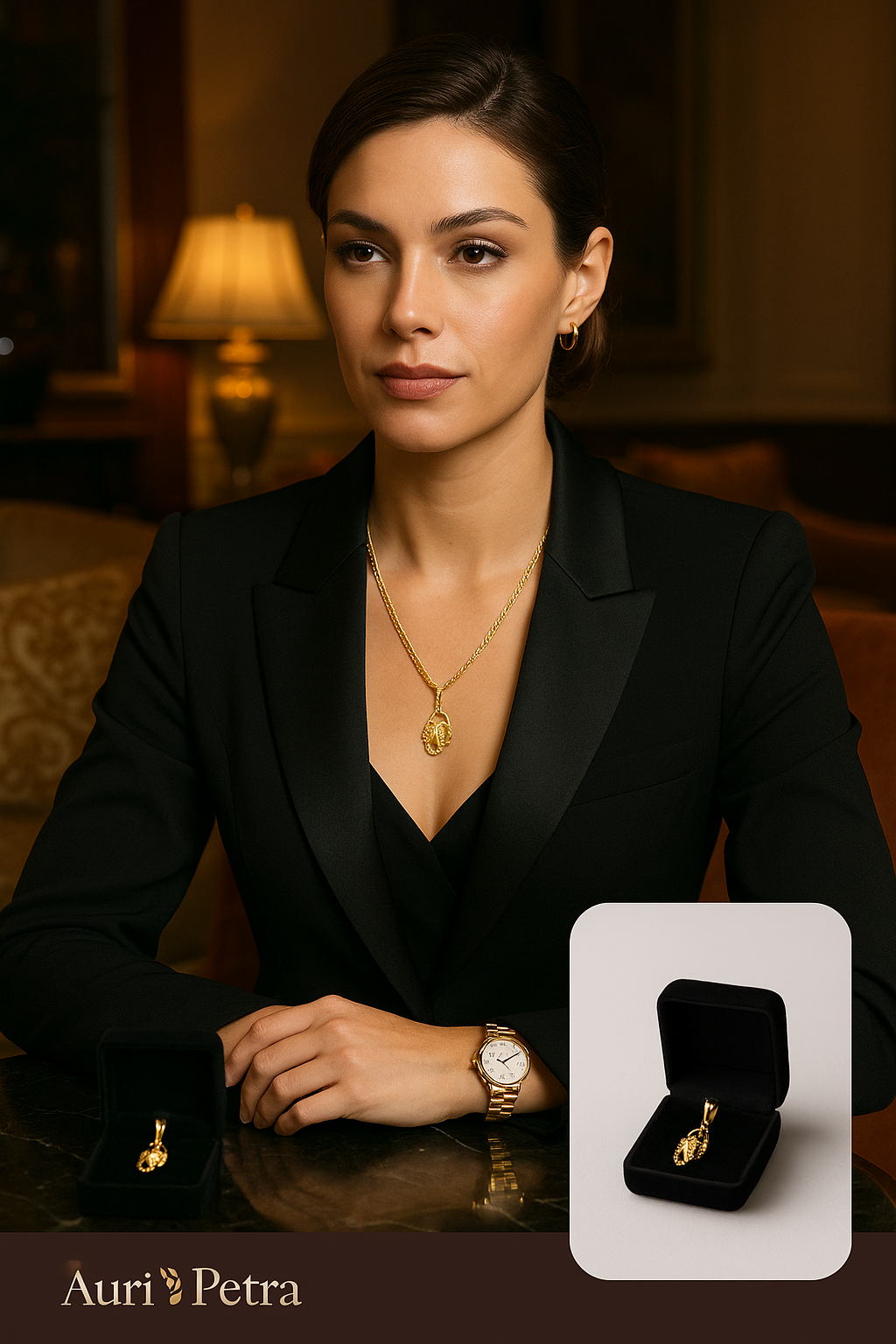 10K Gold Scorpion Pendant – Bold & Refined