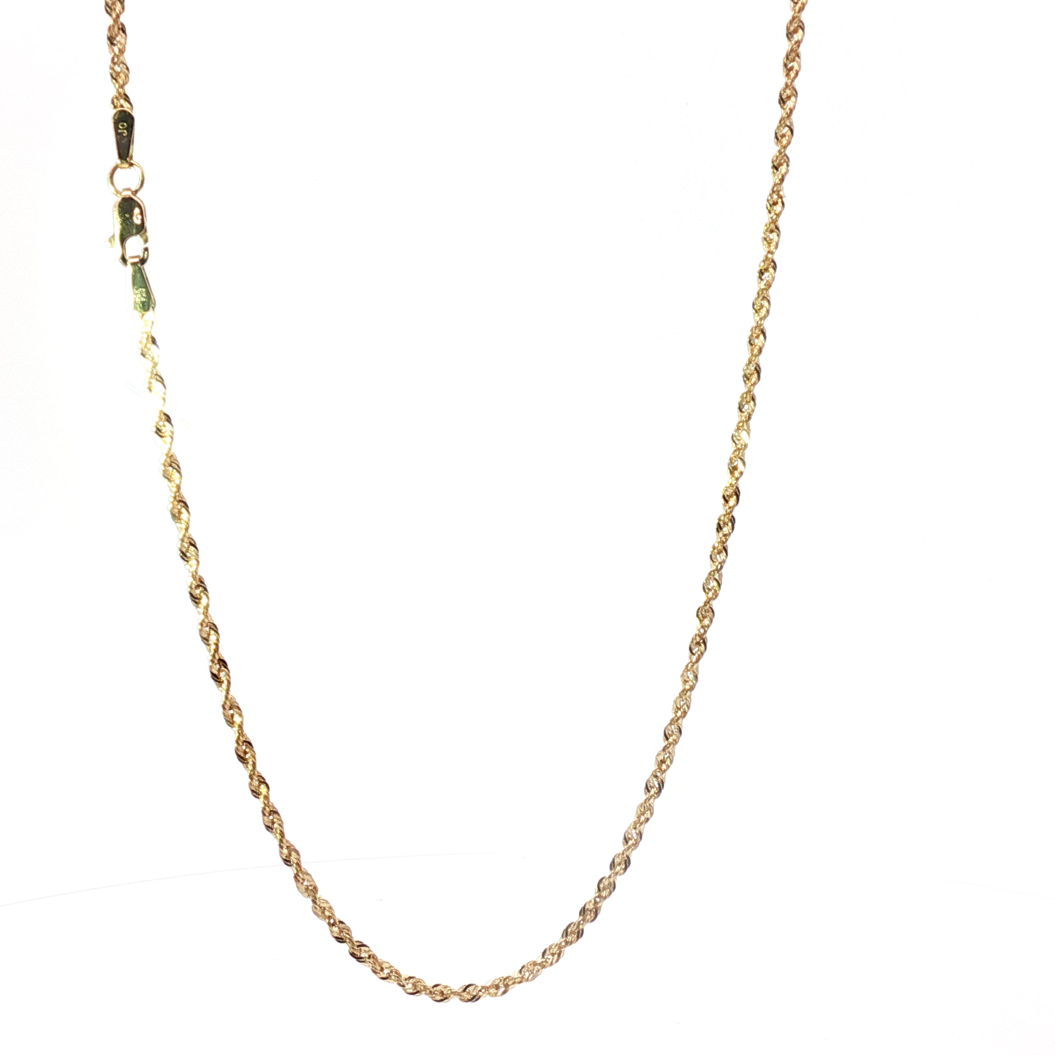 10K Gold Rope Chain Light Luxe Essential