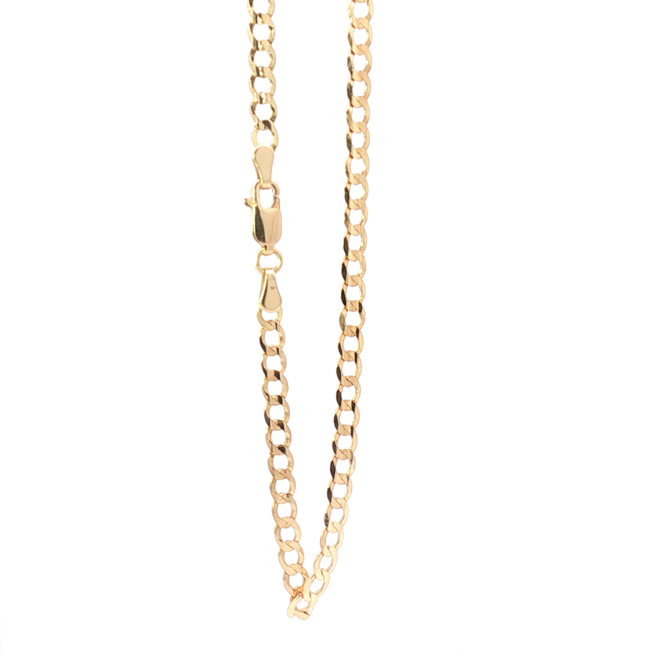 Radiant 18K Cuban Bracelet, XRF-Certified