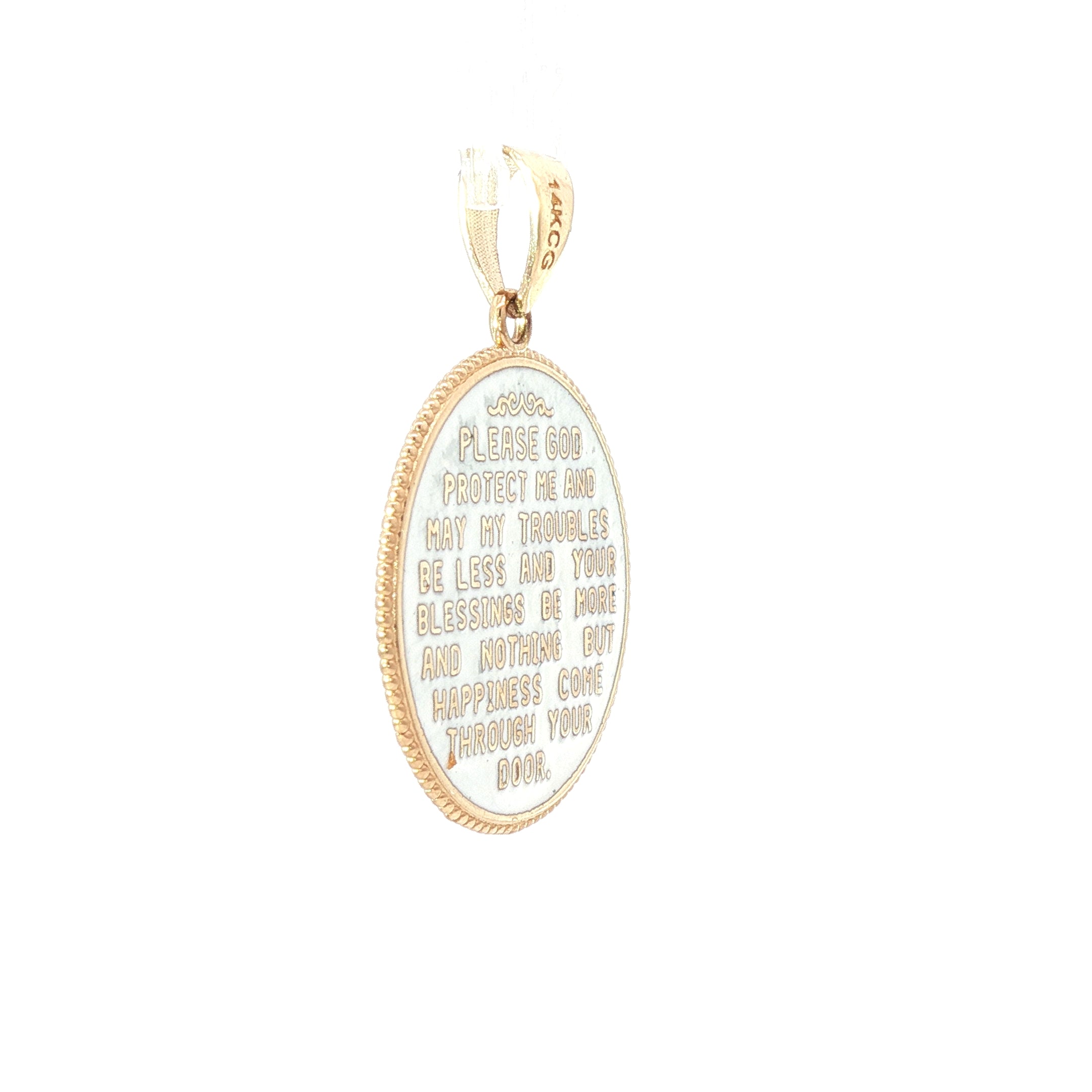 14K Gold US Air Force Emblem Pendant – Double-Sided