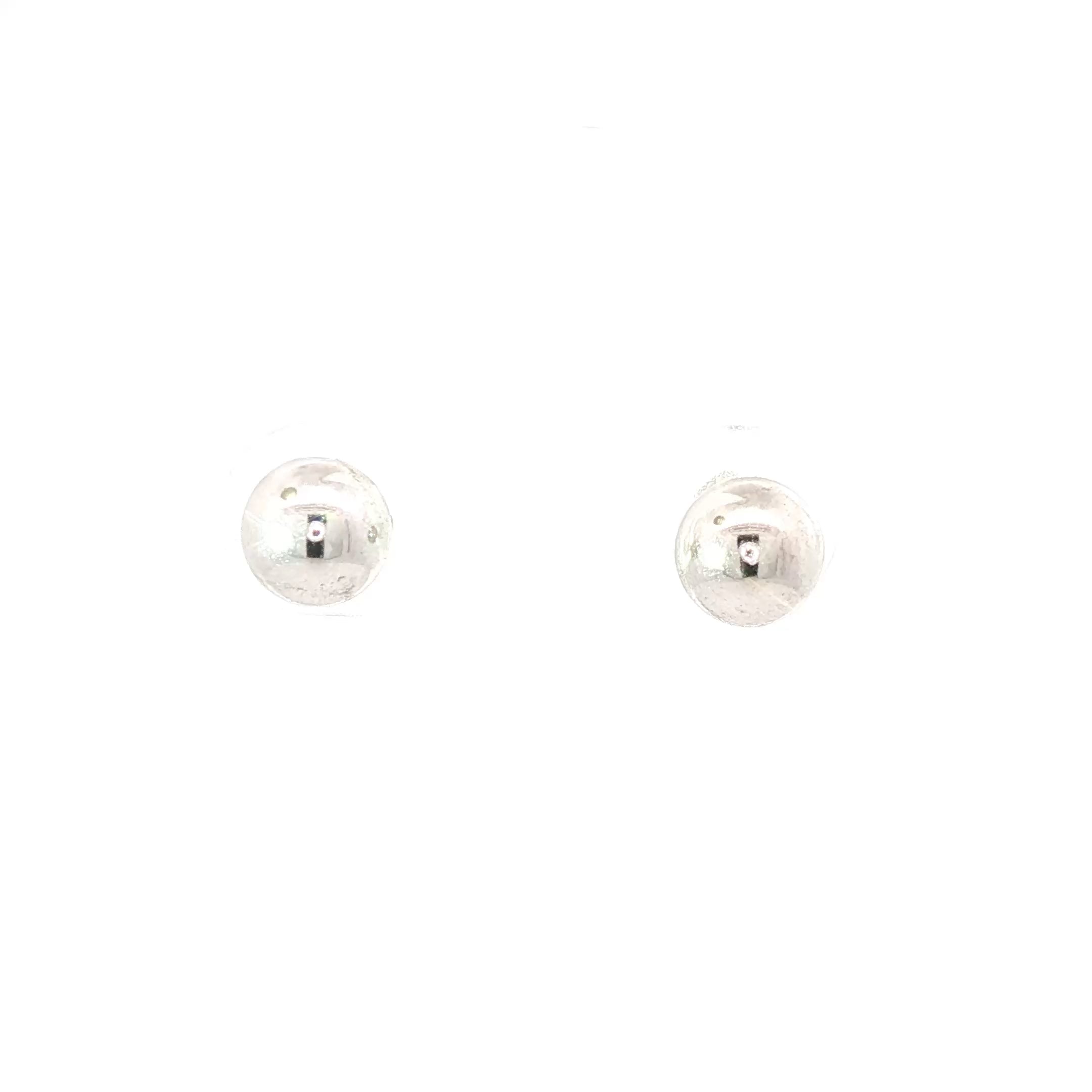 Timeless 14K Gold Ball Stud Earrings
