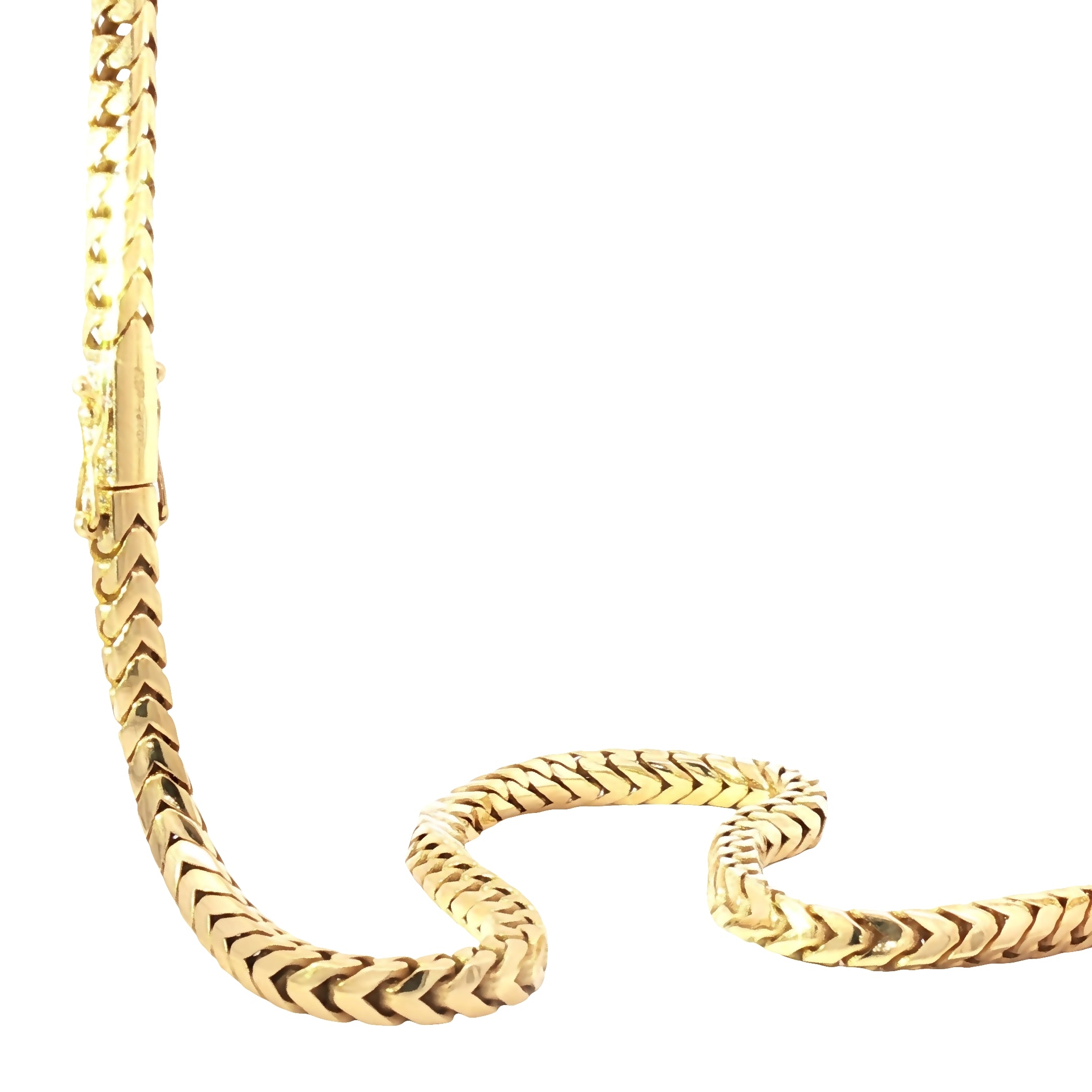 18K Franco Chain – Bold Italian Luxury