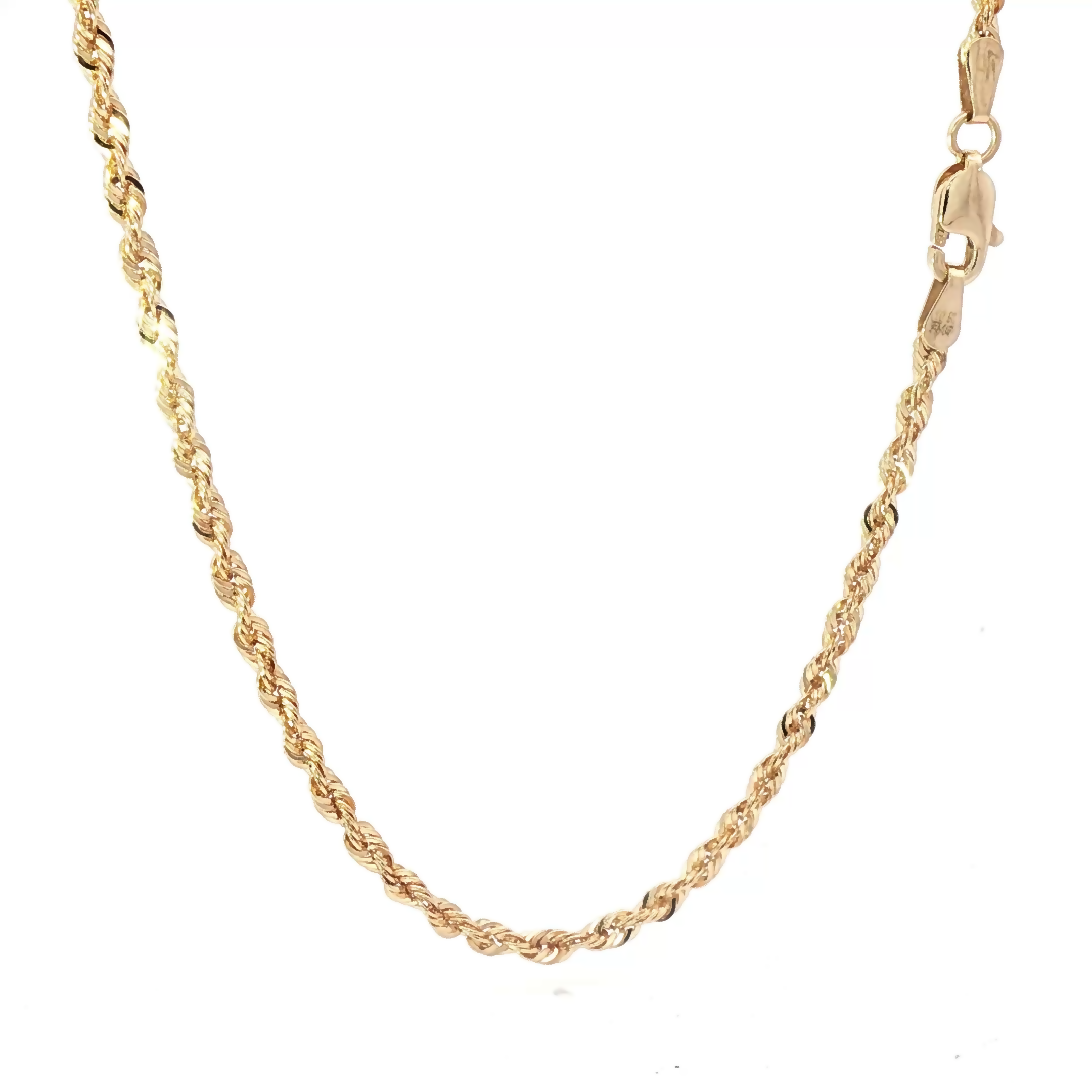 Timeless 10K Gold Rope Chain, XRF-Certified
