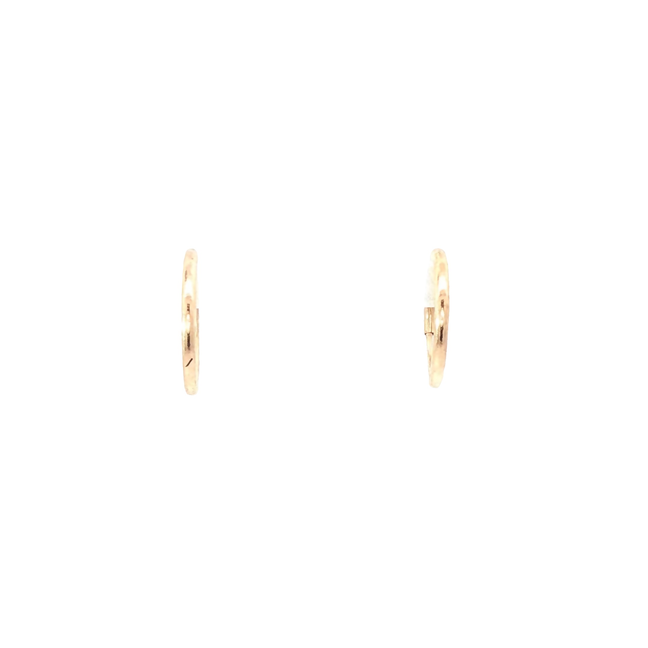 Lightweight 10K Gold Mini Hoops – Timeless Shine