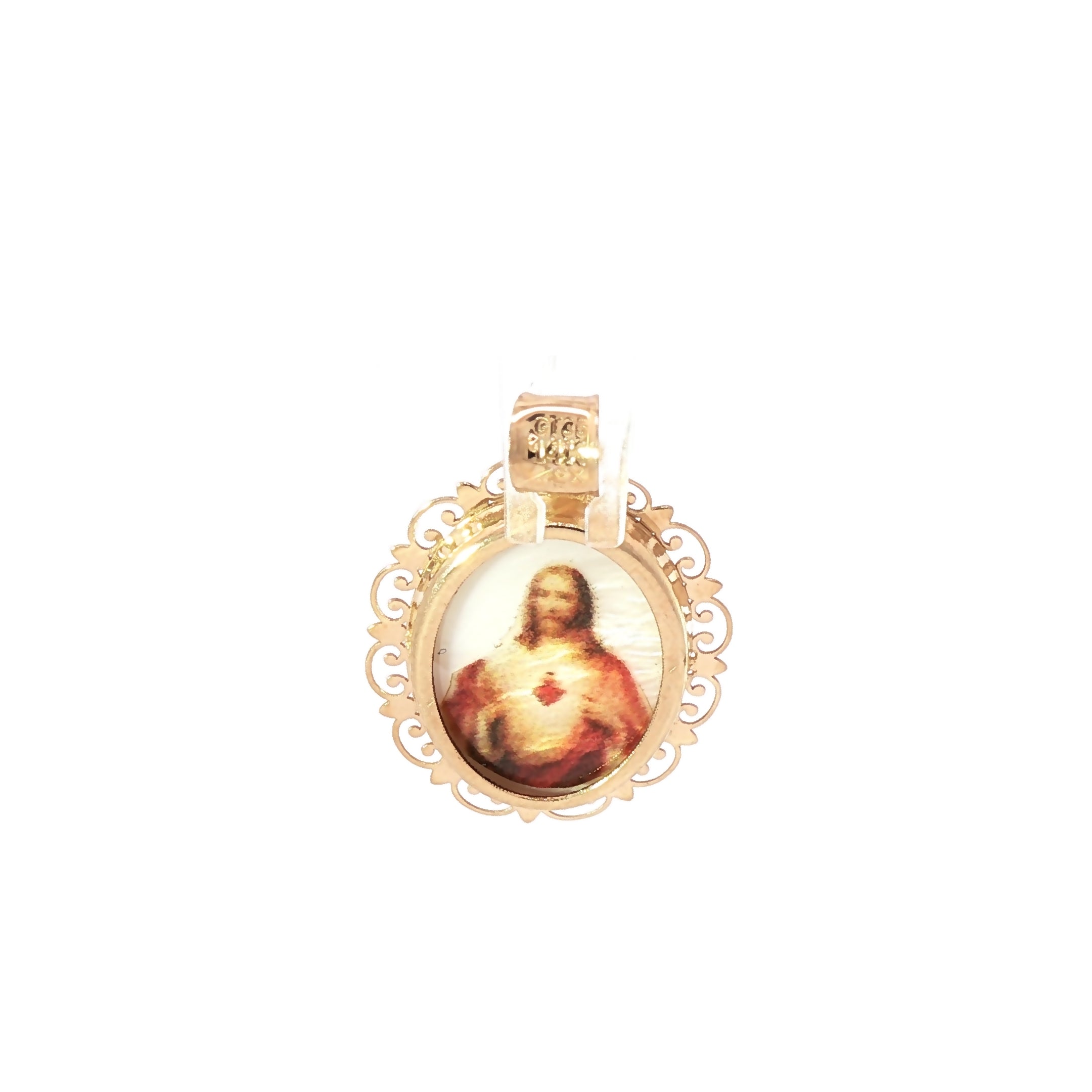 14K Sacred Heart Pendant — Devotion in Gold
