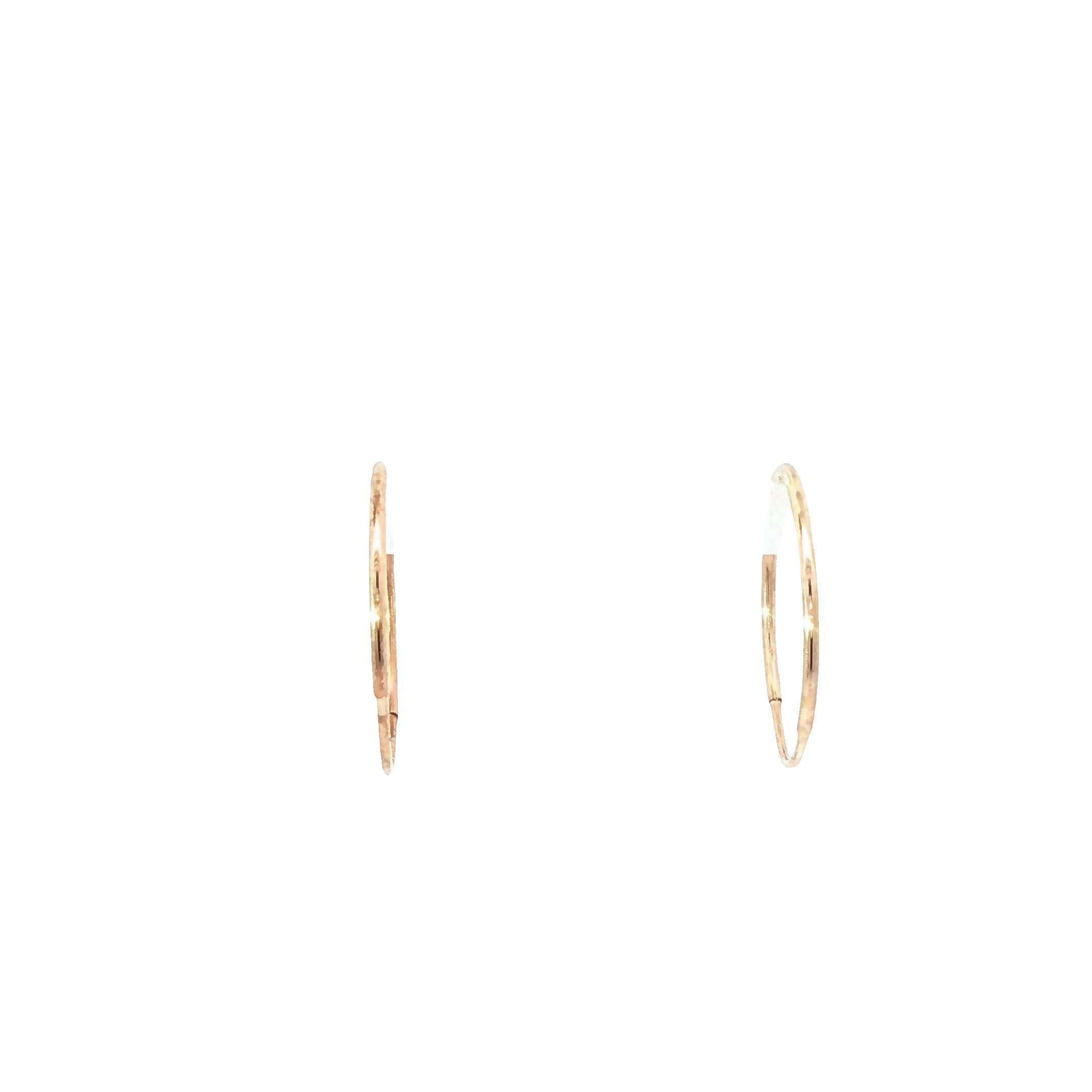 Timeless 10K Gold Hoops – XRF Certified