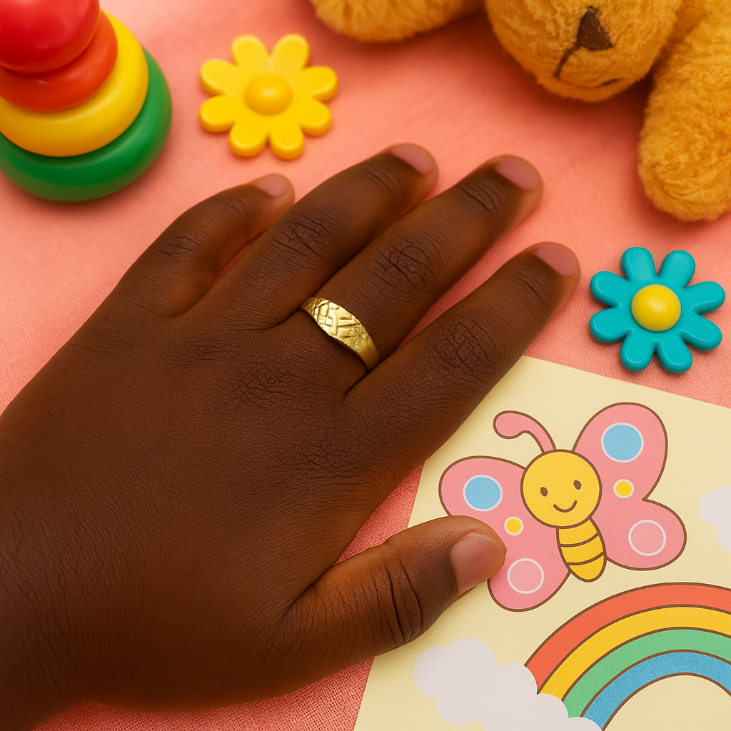 Golden Promise: Solid 10KT Child’s Keepsake Ring