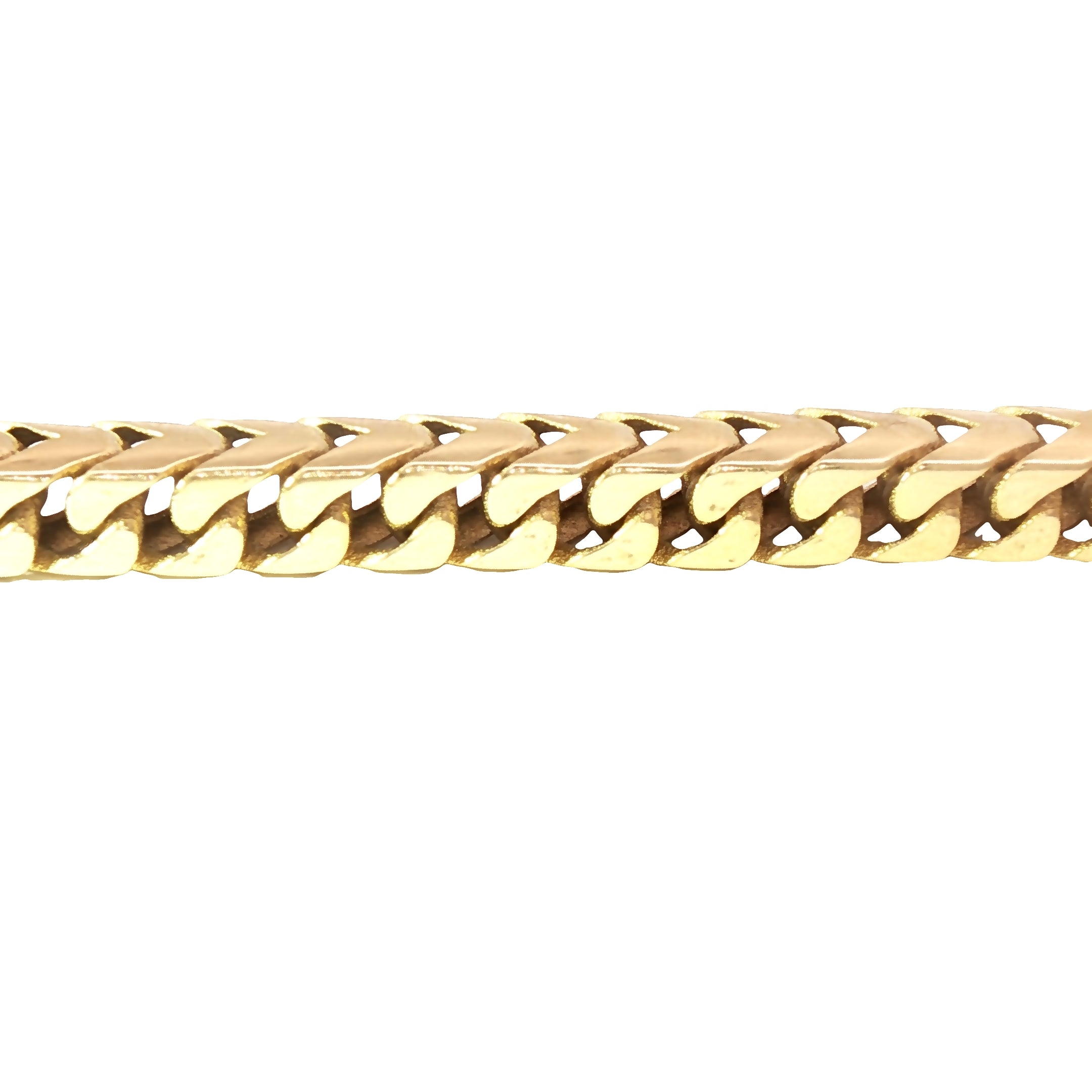 18K Franco Chain – Bold Italian Luxury