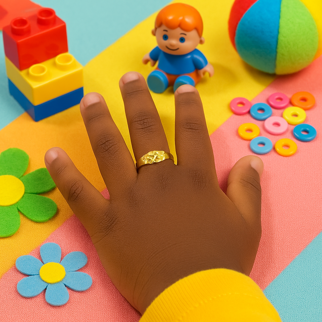 Golden Promise: Solid 10KT Child’s Keepsake Ring
