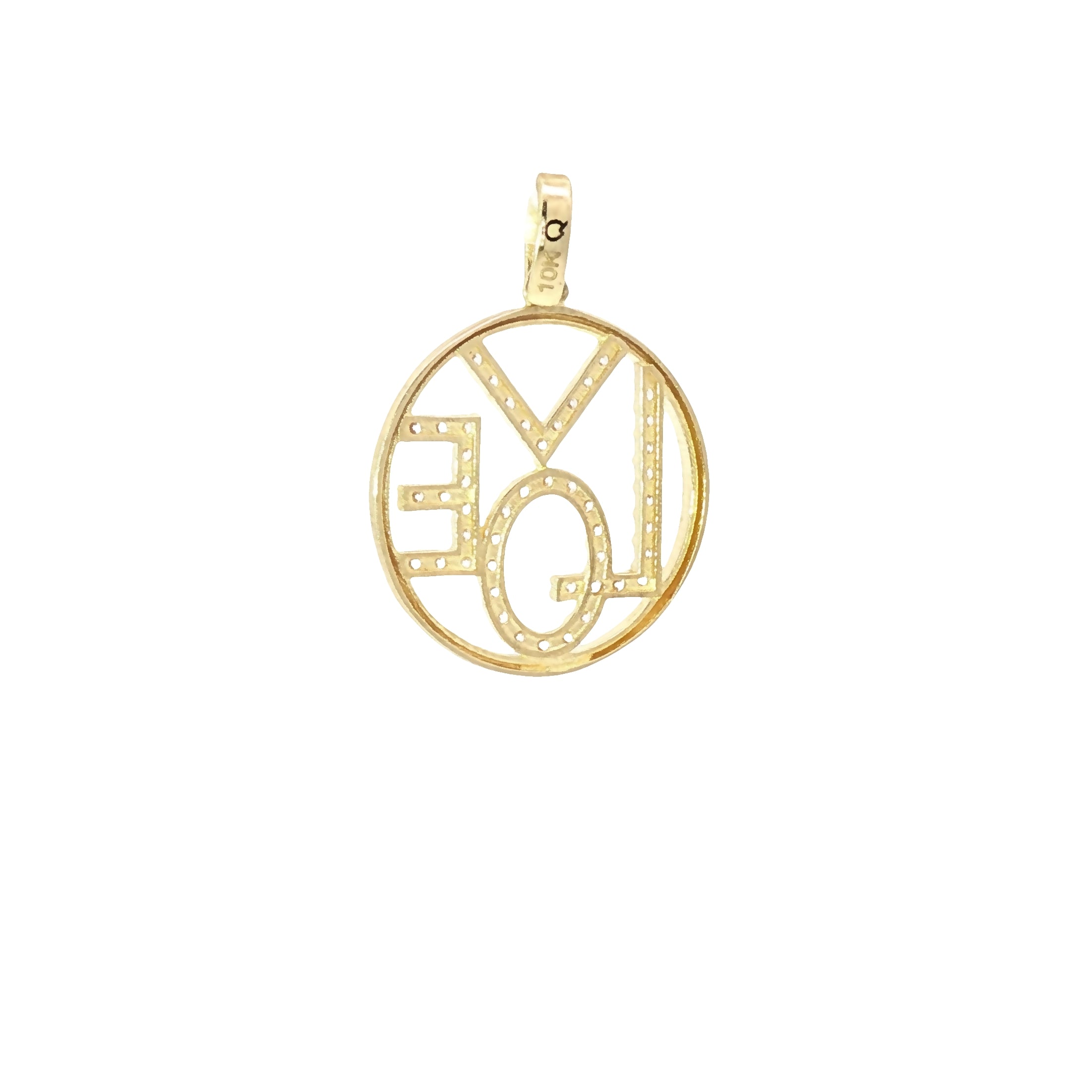 Love Radiance Pendant in 10K Gold