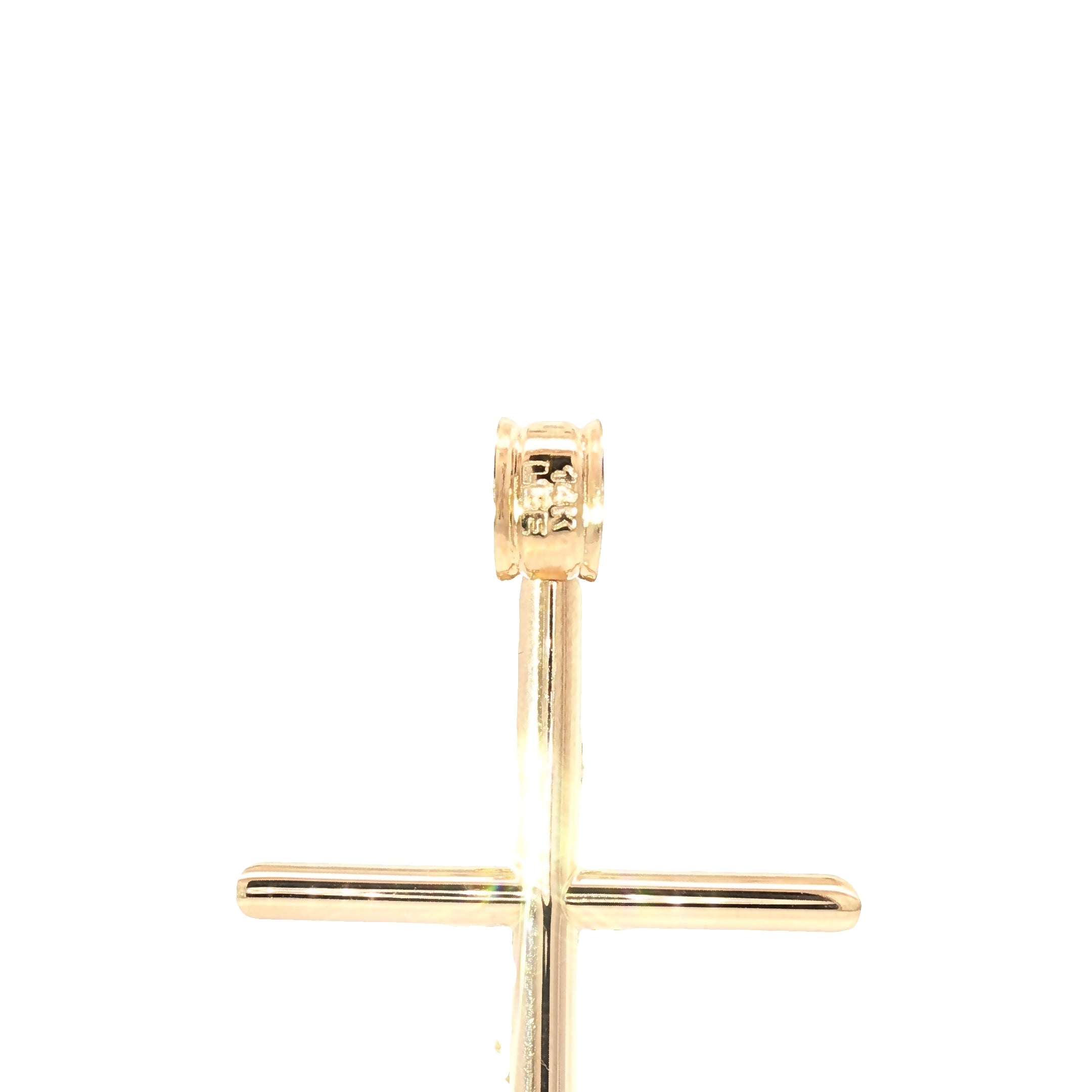 Radiant 14K Two-Tone Crucifix Pendant