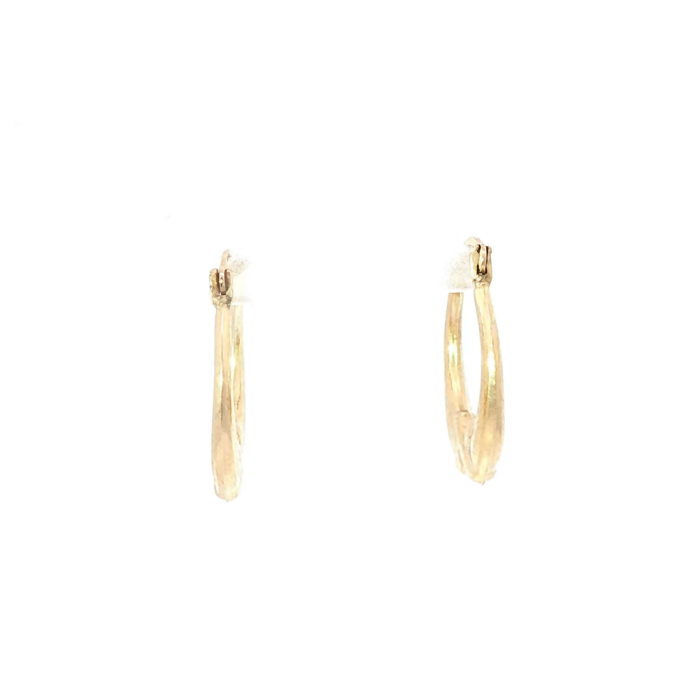 Radiant 14K Gold XO Hoop Earrings