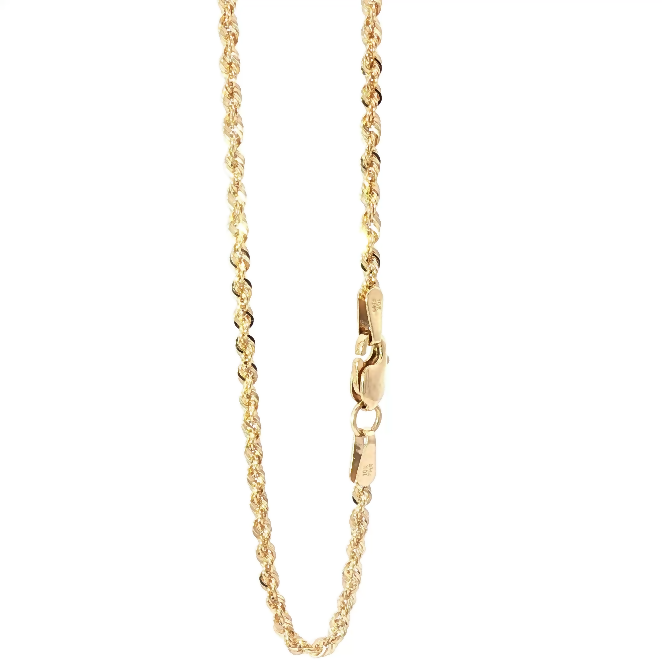 10K Gold Rope Bracelet – XRF-Certified Luxury