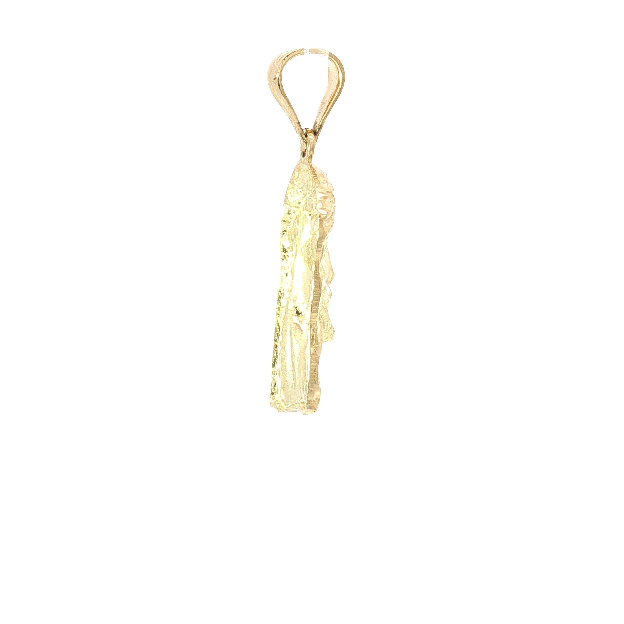 10K Gold Jesus Pendant Faithful Elegance