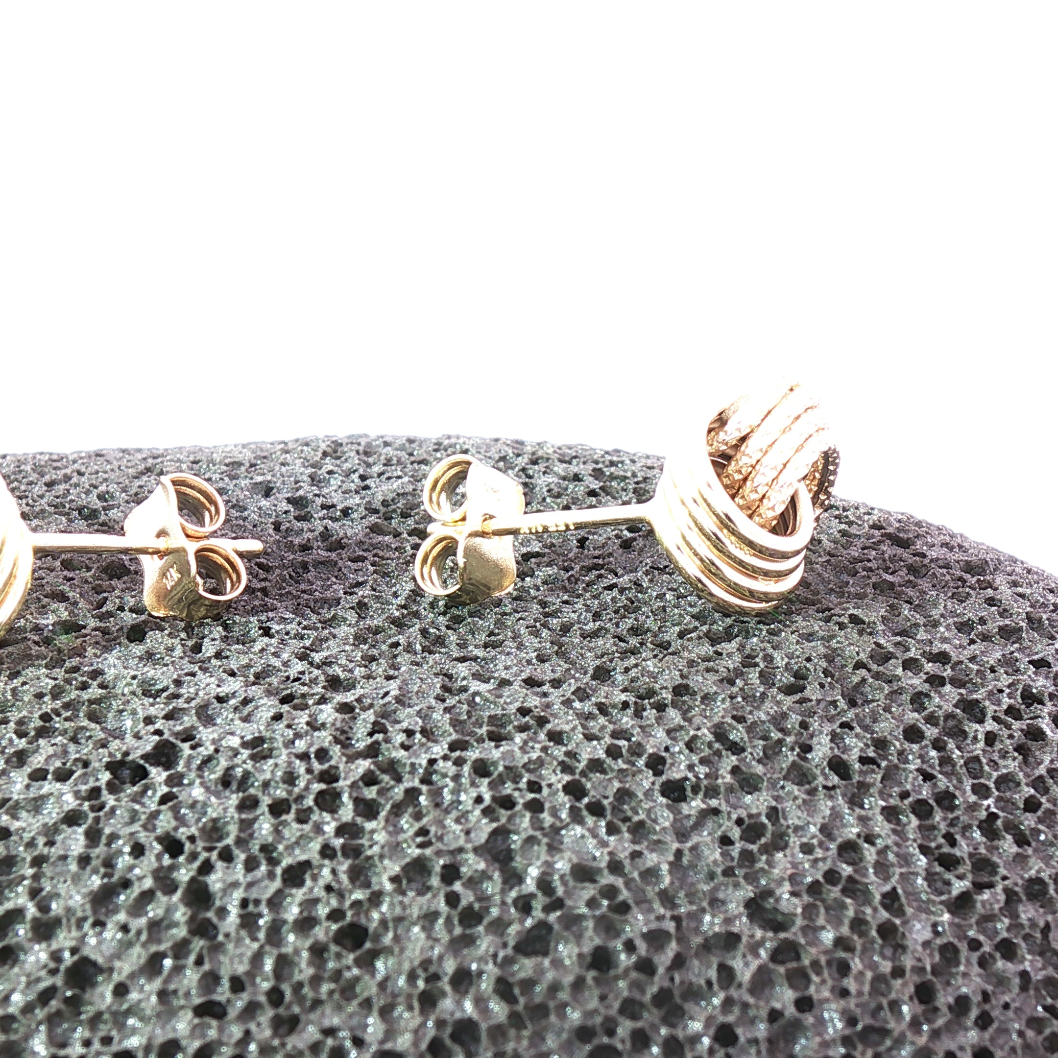 14K Love Knot Gold Earrings for Lasting Love