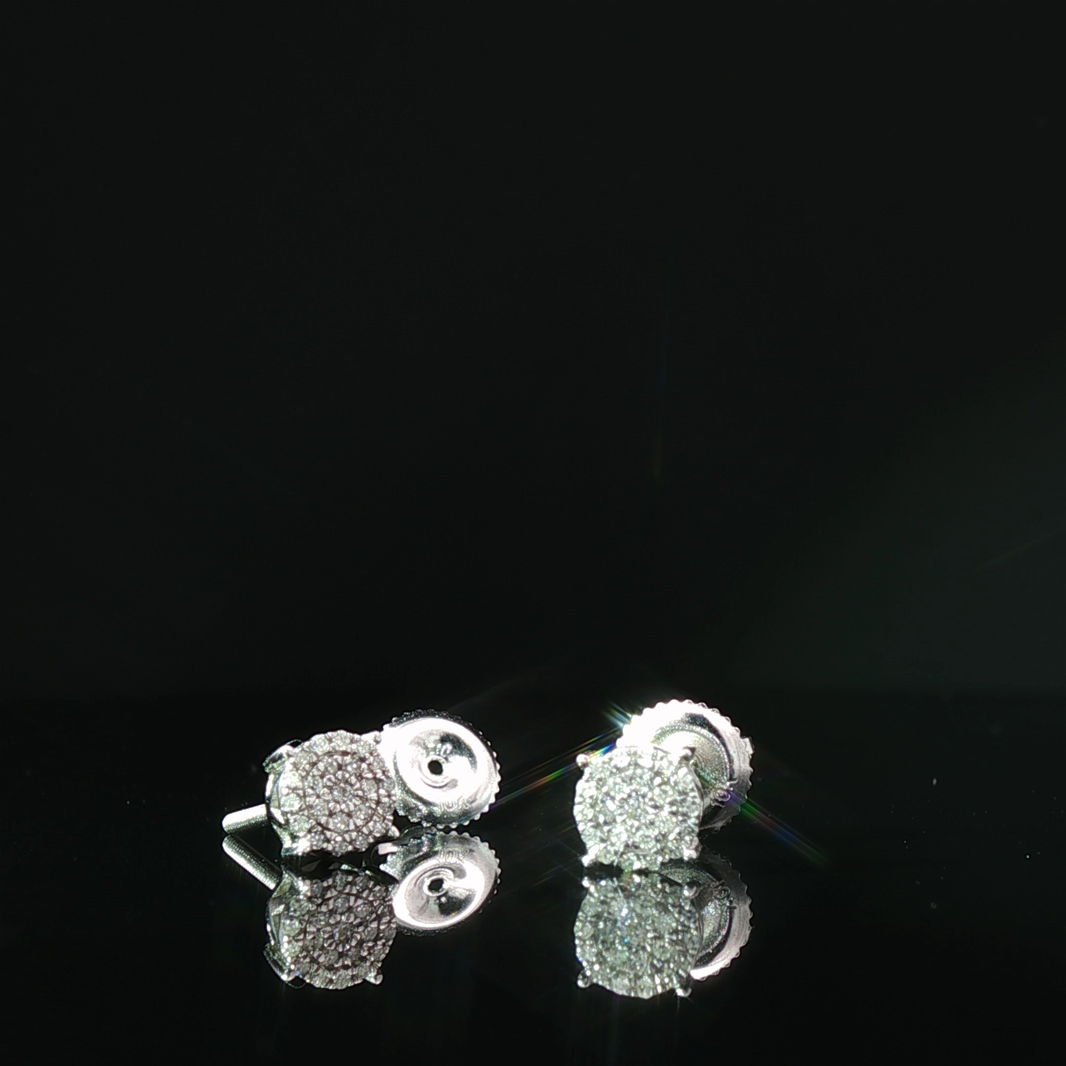 Eternal Sparkle Diamond Cluster Studs 10K