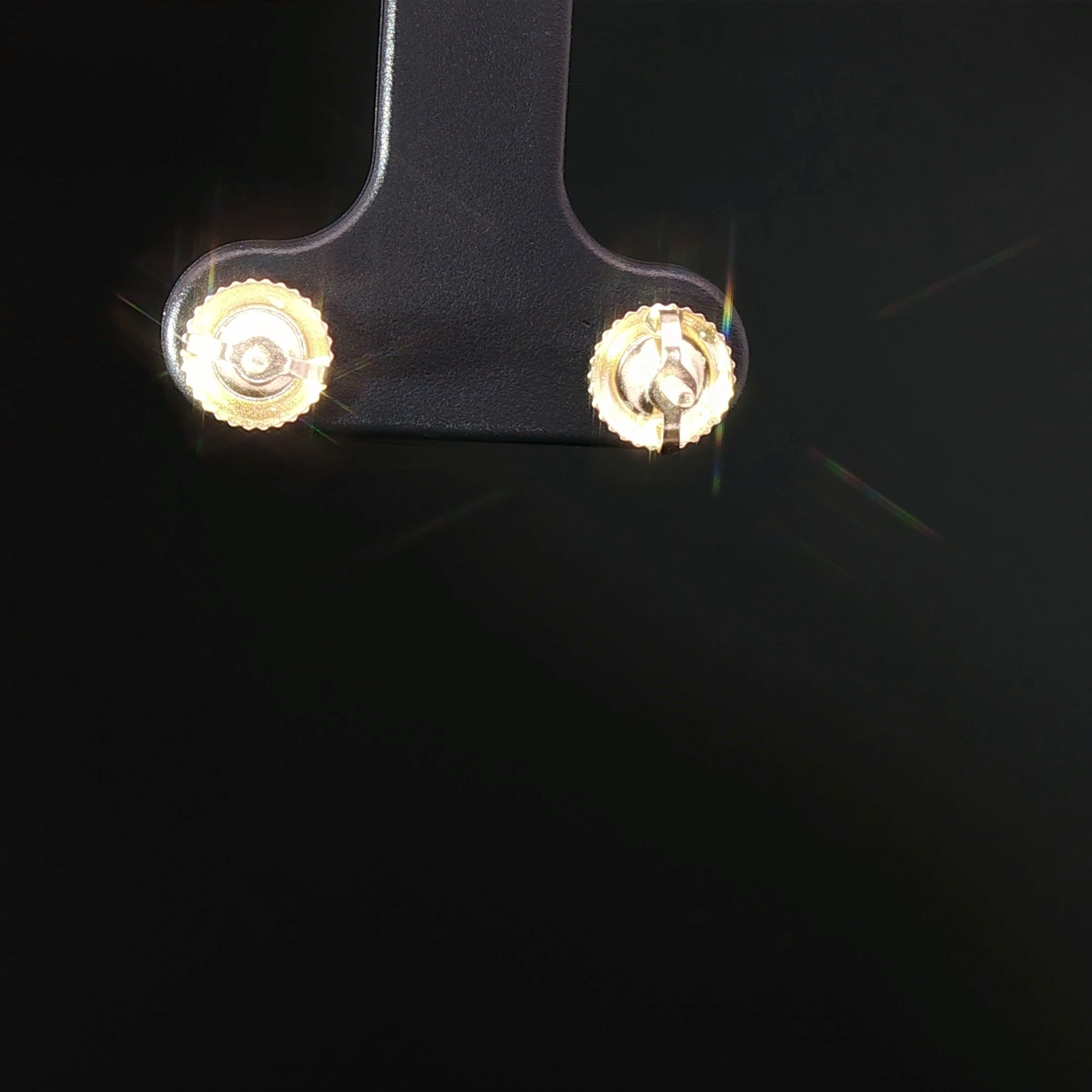 Brilliant 10K Gold 1/2 CT Diamond Studs