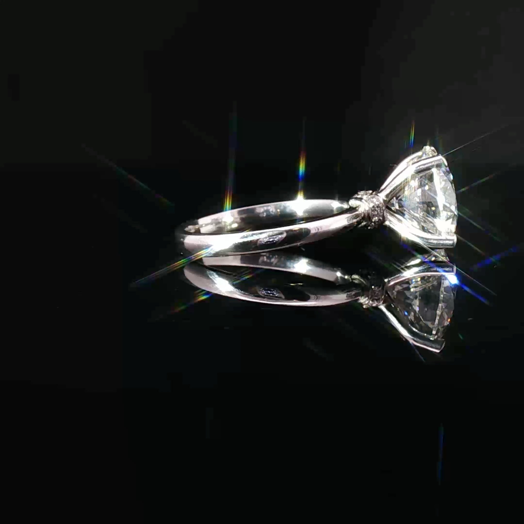 The Luminary No. 510™ — 5.10ct Lab-Grown Diamond Platinum Engagement Ring