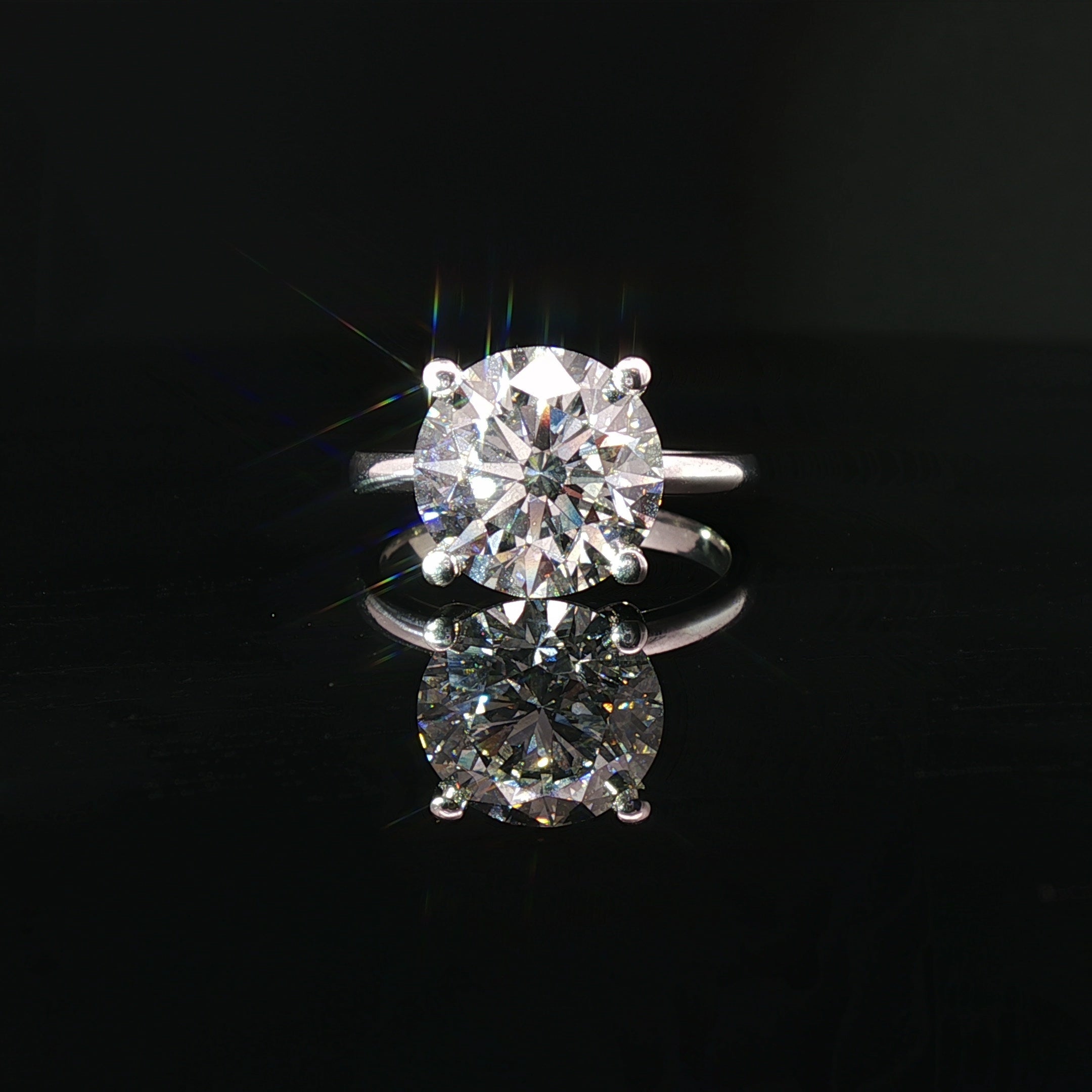The Luminary No. 510™ — 5.10ct Lab-Grown Diamond Platinum Engagement Ring