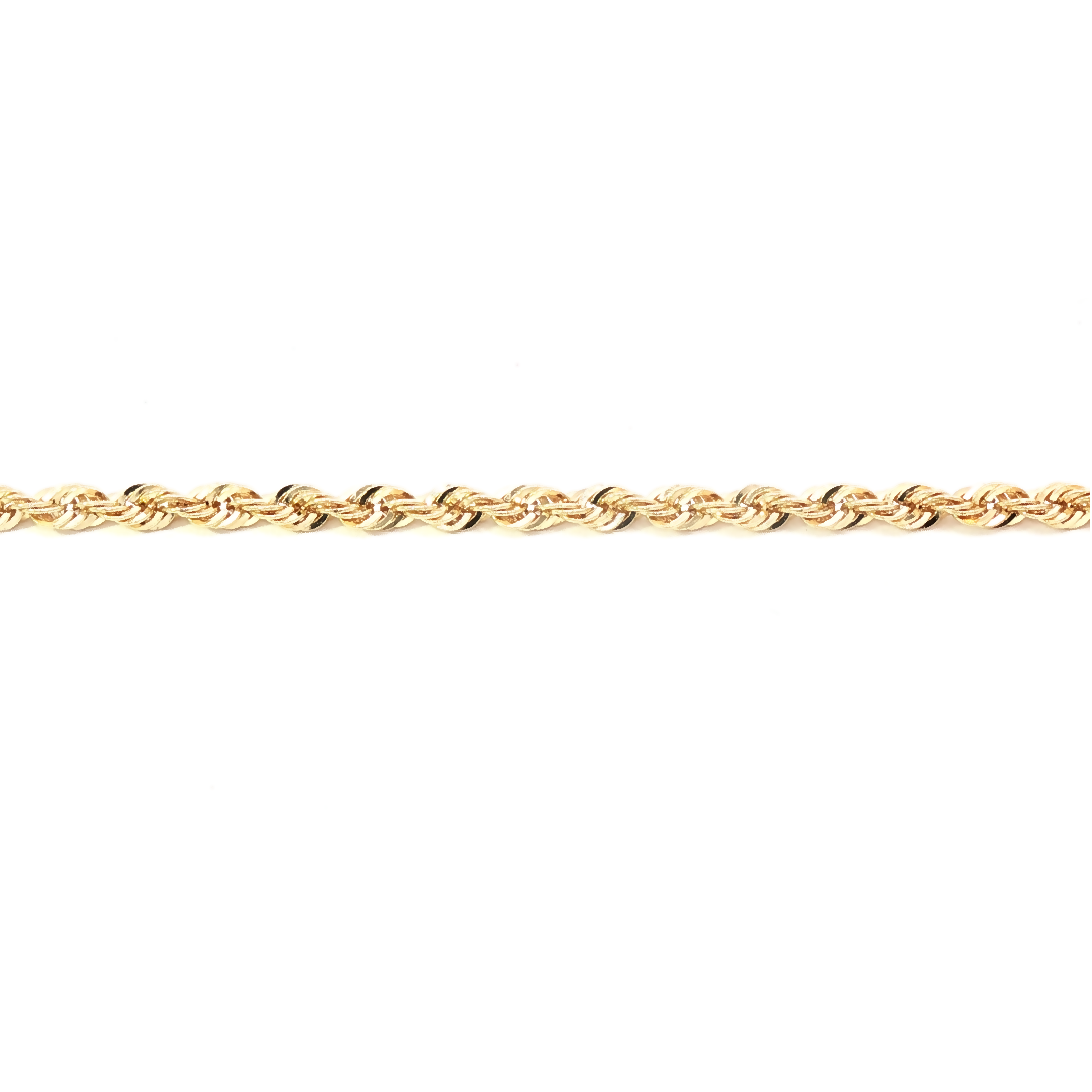 10K Gold Rope Bracelet – XRF-Certified Luxury