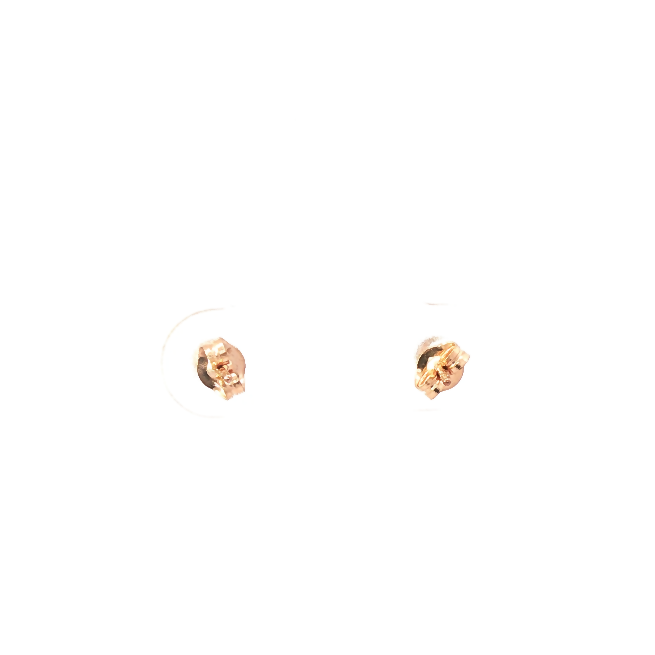 Timeless Minimalism: 14K Rose Gold 2mm Ball Stud Earrings (.18g, XRF Certified)