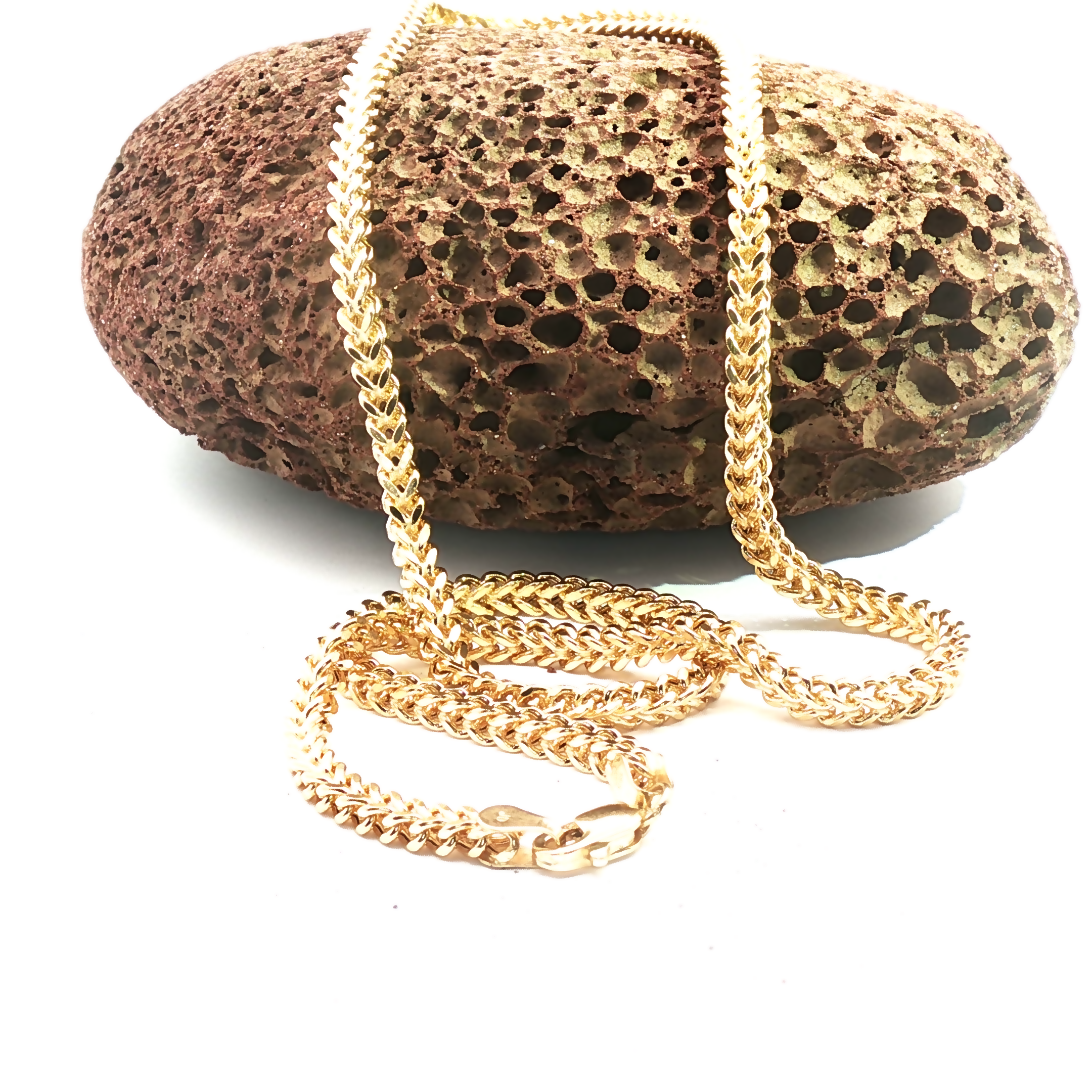 18K Gold Franco Chain 18in 2.7mm — Radiant Shine