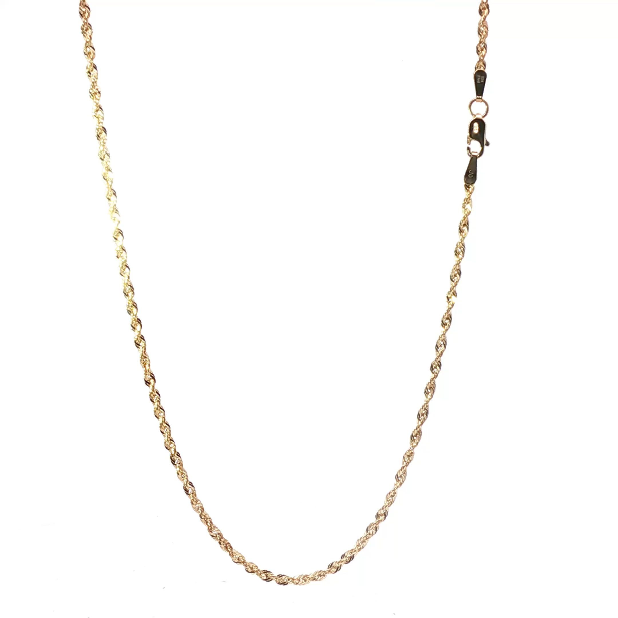 10K Gold Rope Chain Light Luxe Essential