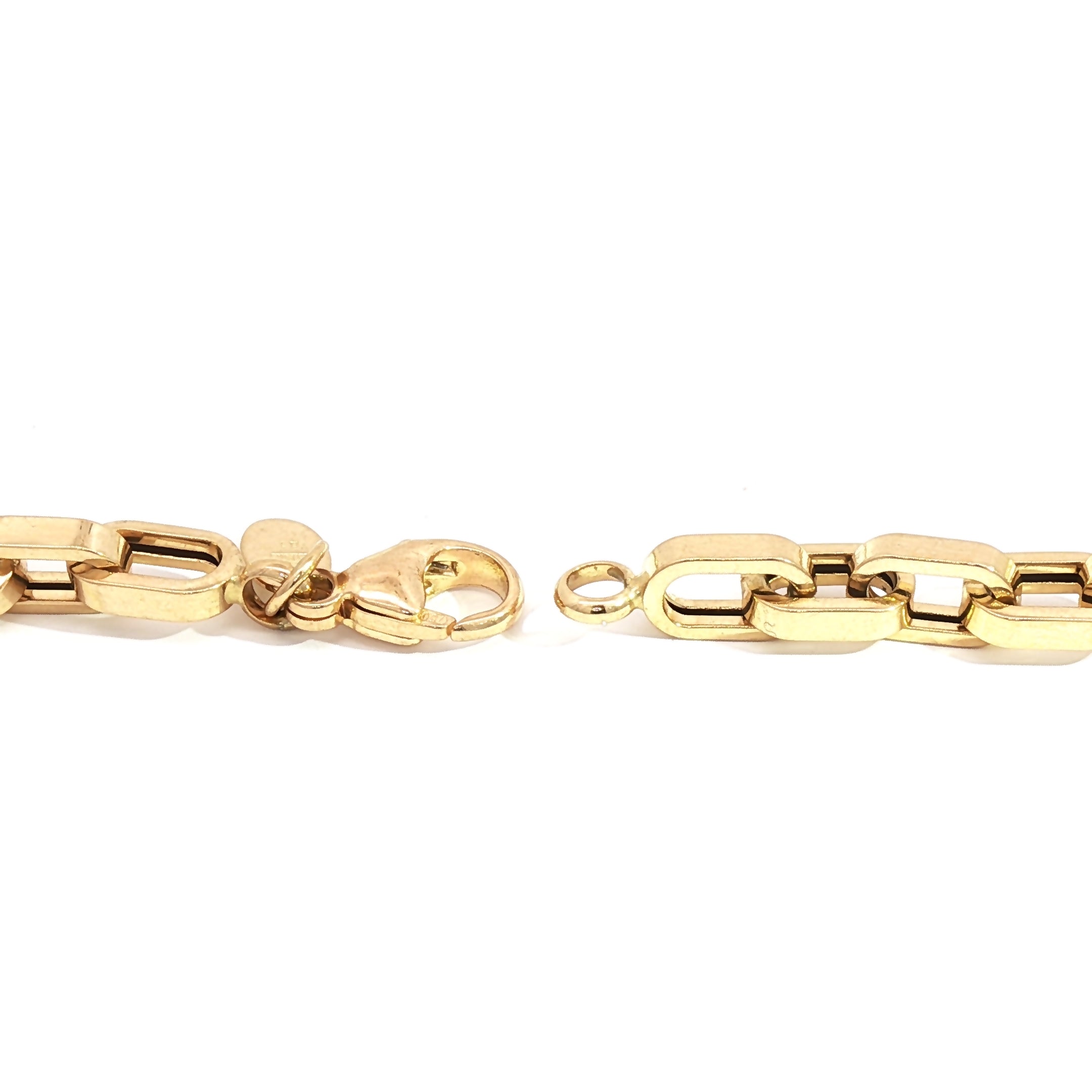 18K Gold Link Chain 22in, Bold Refined Luxury