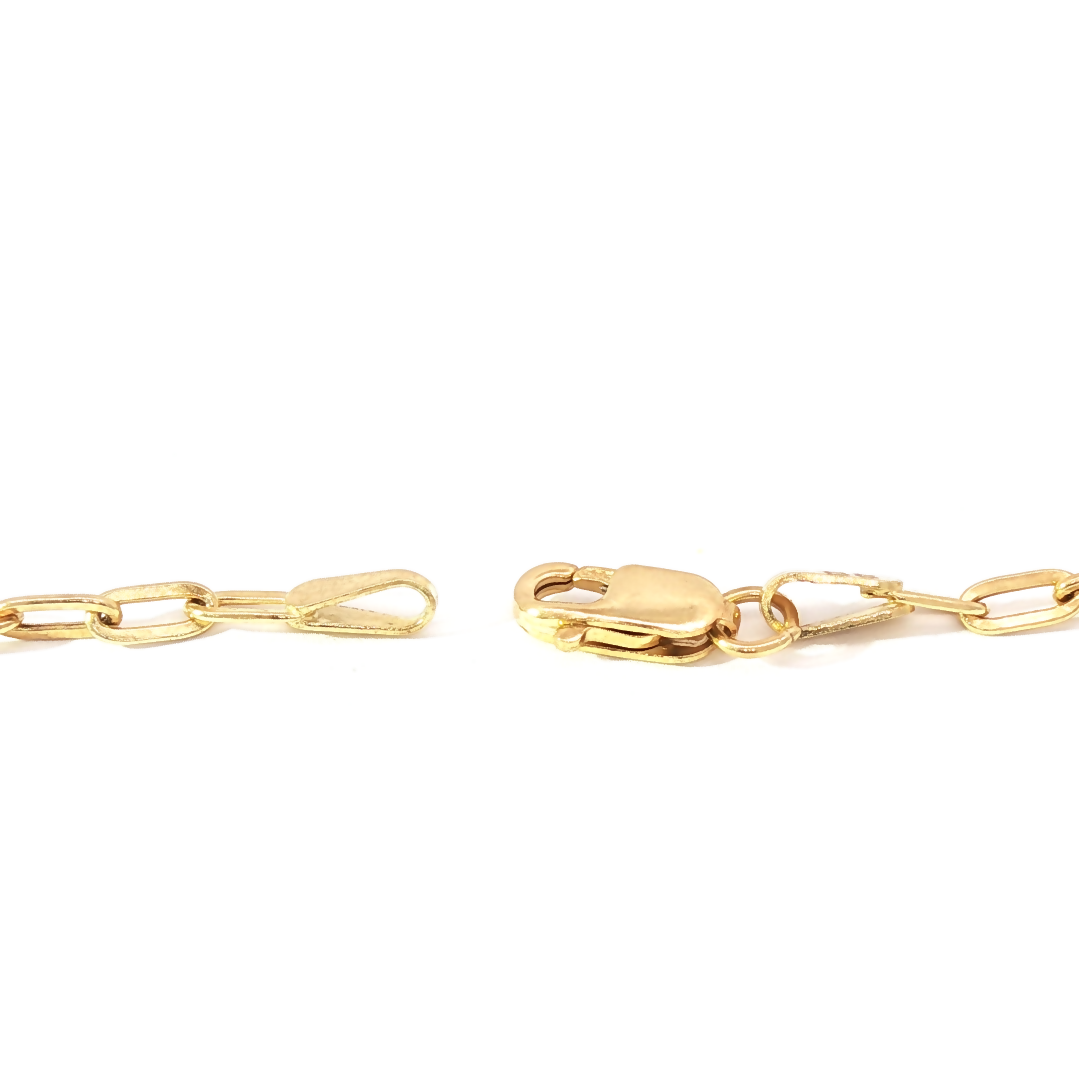 14K Gold Paperclip Bracelet, Effortless Elegance