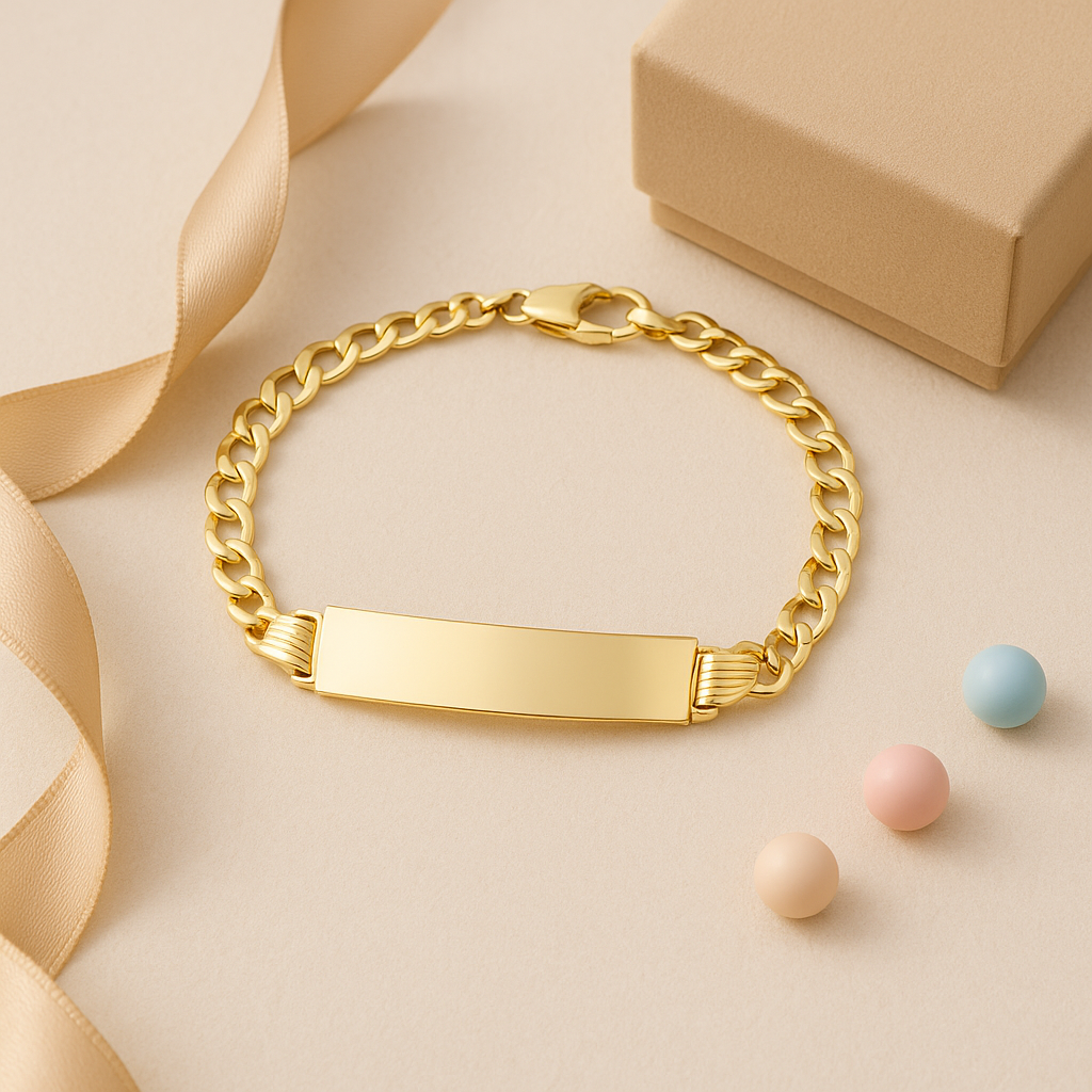 Golden Keepsake Kids ID Bracelet – 6.5 in