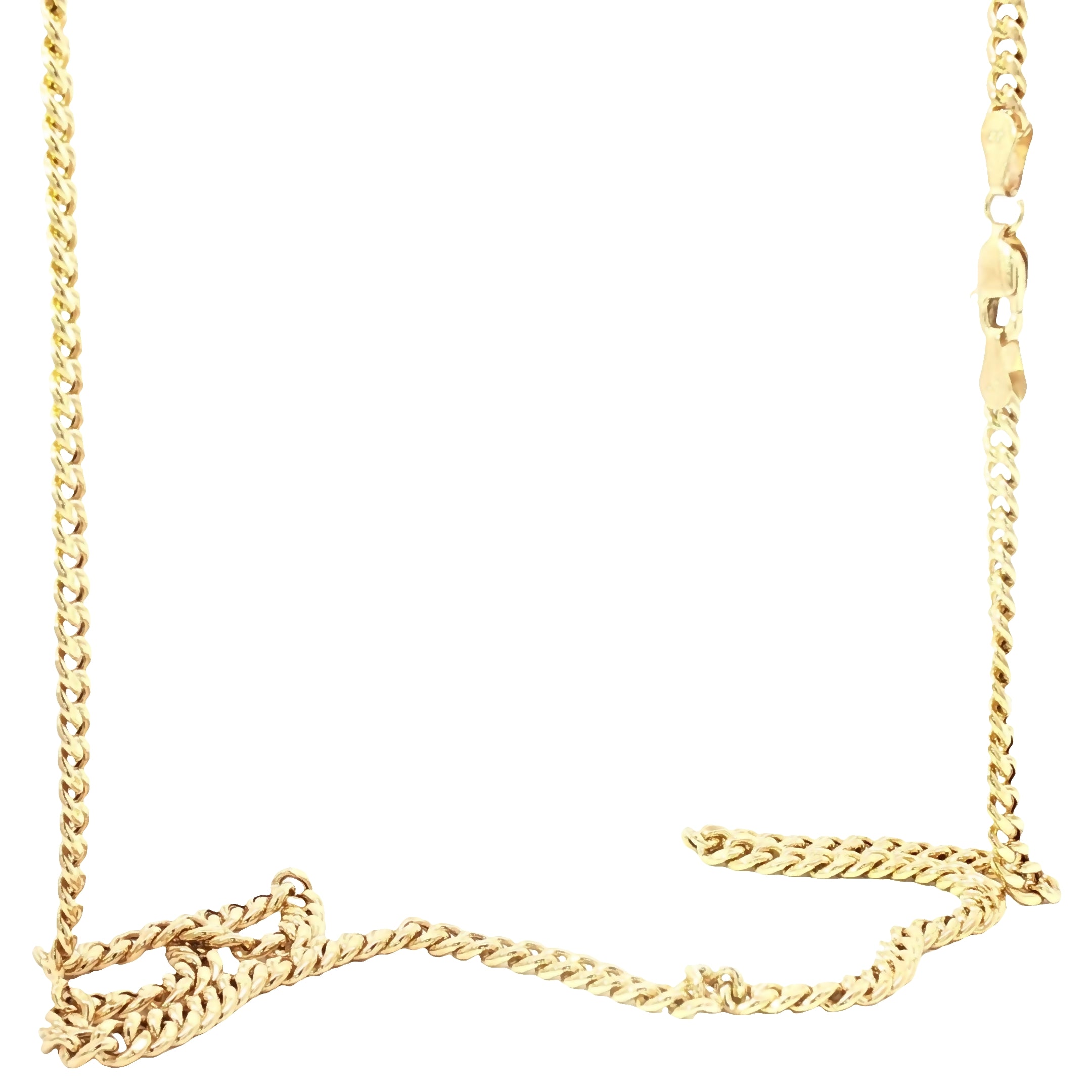 Miami Cuban Chain in 10K Gold — 22 inch