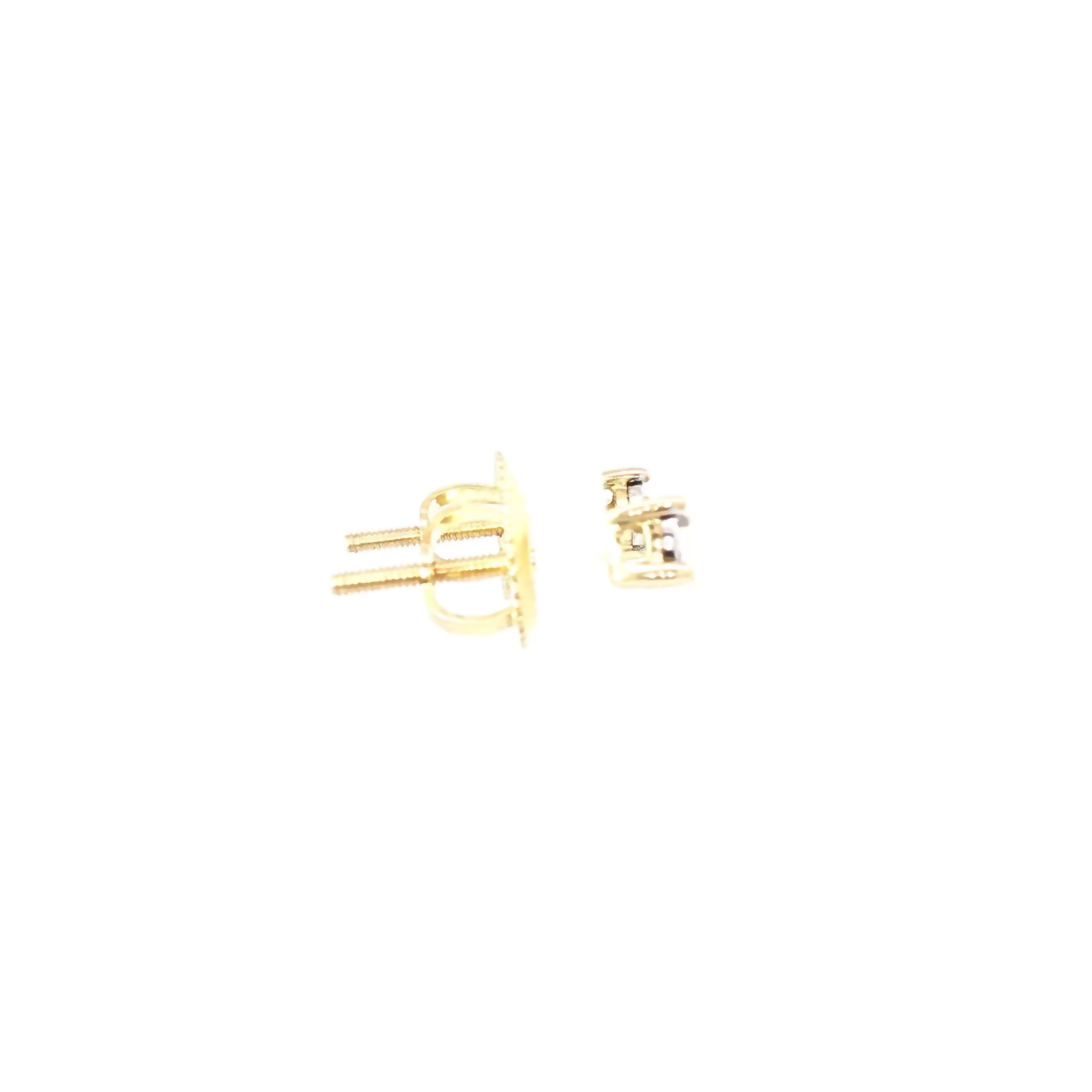 Brilliant 10K Gold 1/2 CT Diamond Studs