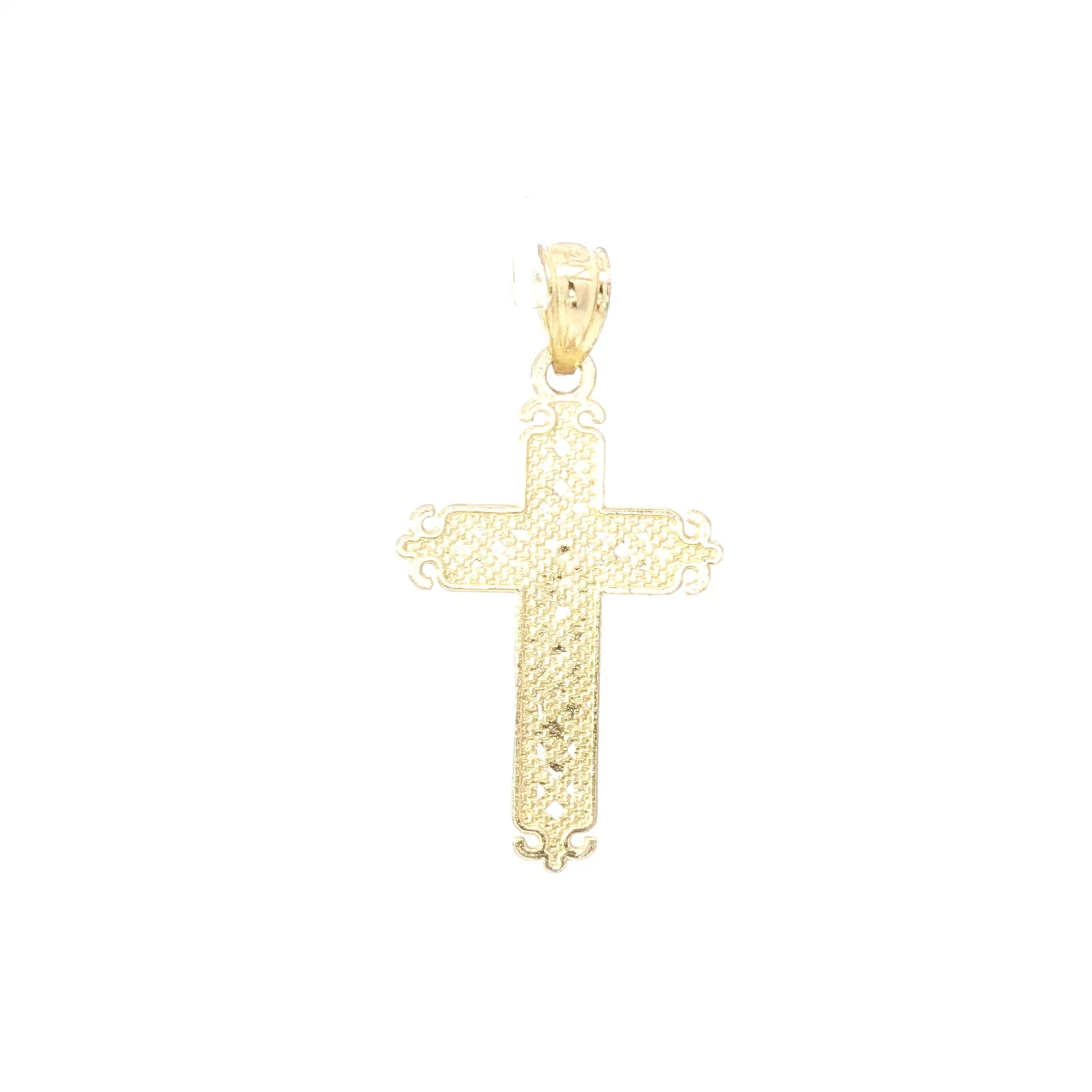 10K Filigree Crucifix Pendant | Auri Petra