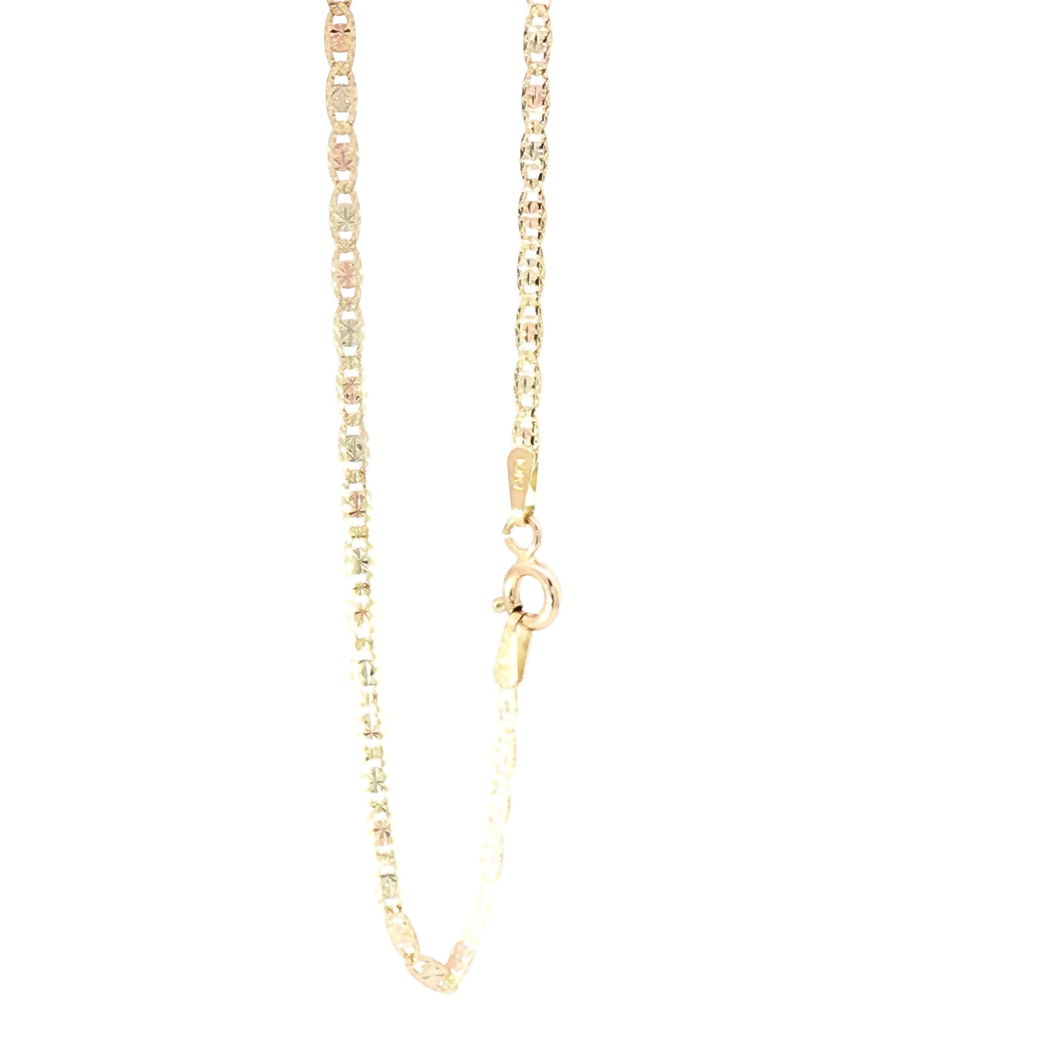 10K Valentino Gold Bracelet — Light Luxe 7in